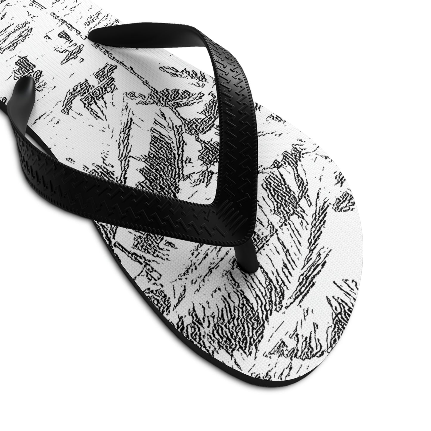 Unisex Flip-Flops ... "The Royal Hawai'ian: Waikiki Beach_Beach" ... Honolulu, HI ... Ocotber 2014 (Halloween) ... Original Works ...