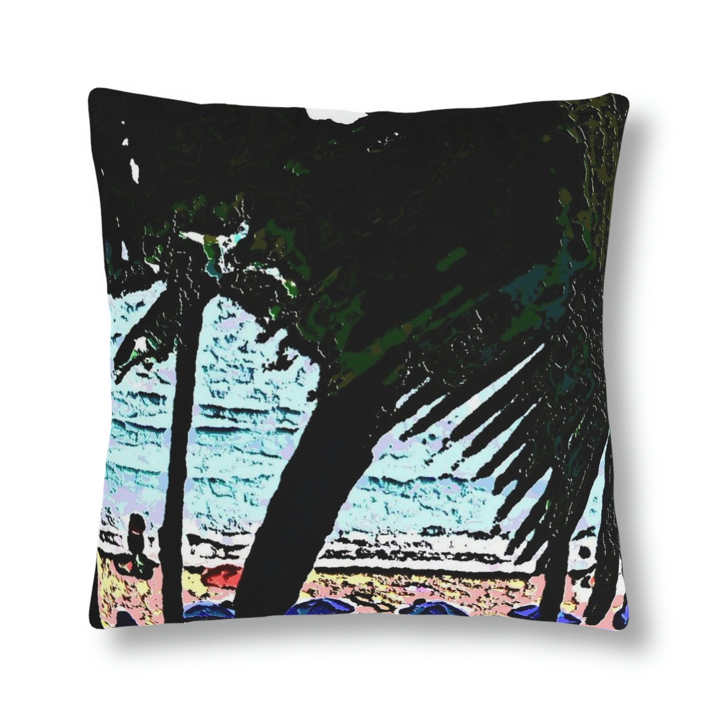 Waterproof Pillows ... "A Beautiful Beach Amongst The Palms" ... The Outrigger Waikiki, Honolulu, Oahu ... Original Works ...