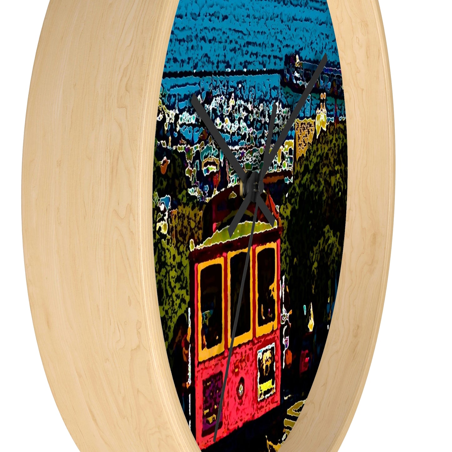 Wall clock ... San Francisco ... 'A Rice-A-Roni-A-San Francisco Treat' ... "A Cable Car Classic" ... Family Archives: 1973 ... Original Works ...