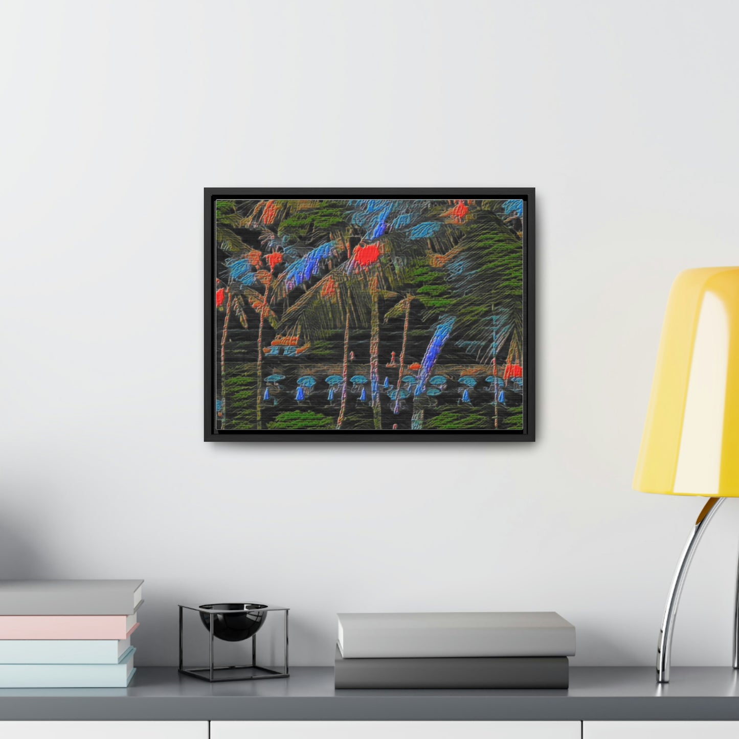 Gallery Canvas Wraps, Horizontal Frame ... "The Royal Hawai'ian: Waikiki Beach_Beach" ... Honolulu, HI ... Ocotber 2014 (Halloween) ... Original Works ...