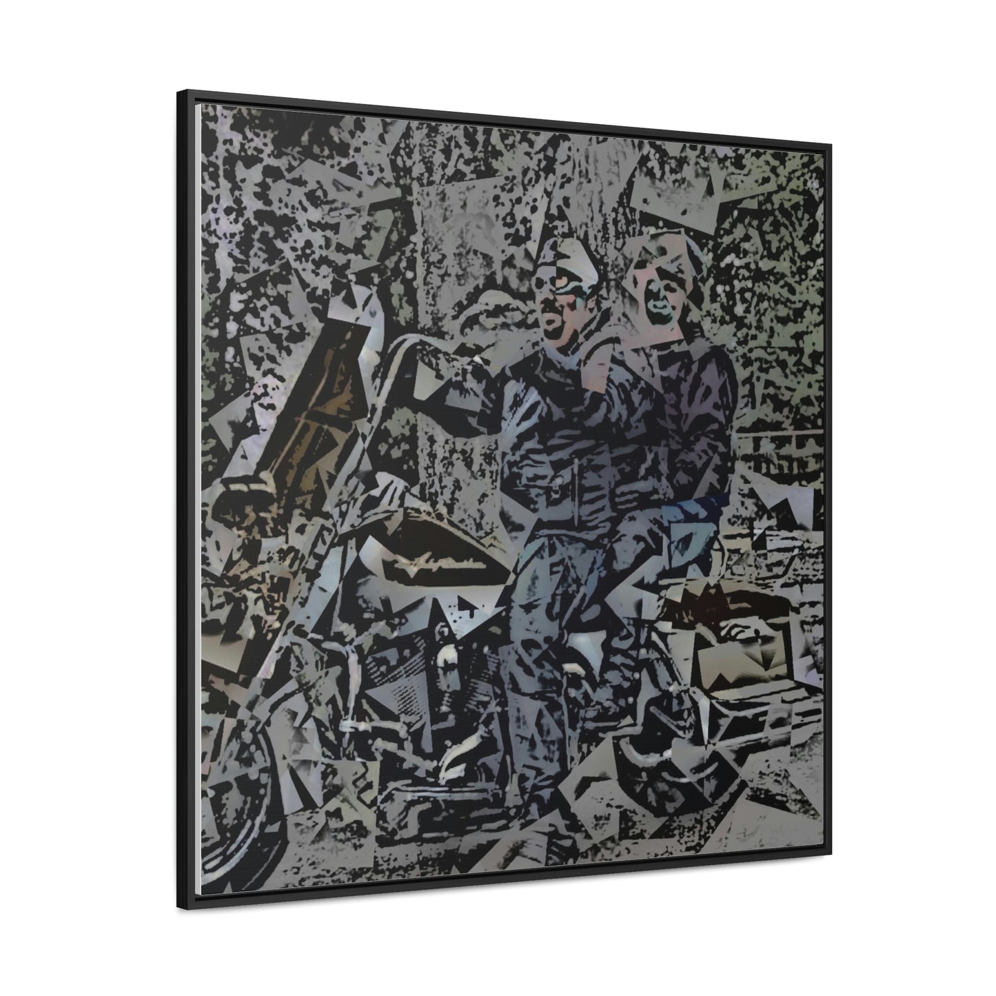 Gallery Canvas Wraps, Square Frame ... The Open Road Beckons ... "Harley 'D' Yearnings ..."  Original Works ...