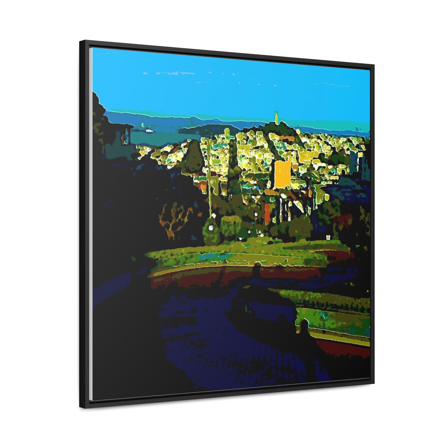 Gallery Canvas Wraps, Square Frame ...  "Lombard Street San Francisco, CA, USA" ... Family Archives 1970's ... Original Works ...