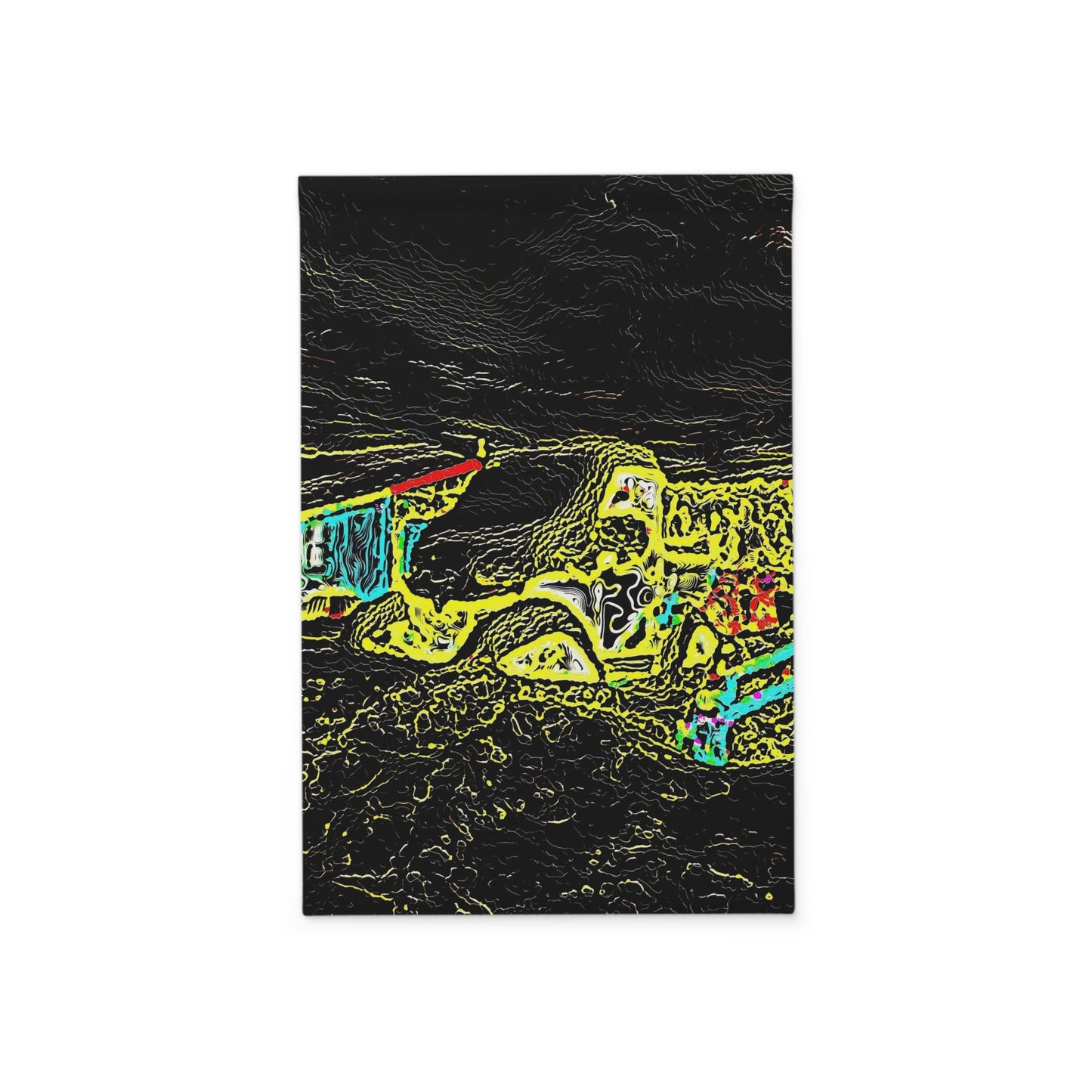 Garden Banner ... "Snow Vehicle In Snow Storm At-Rest" ... Circa 12Mar23 ... Central Idaho ... 18-Hours Rendering Time: Original Works ...