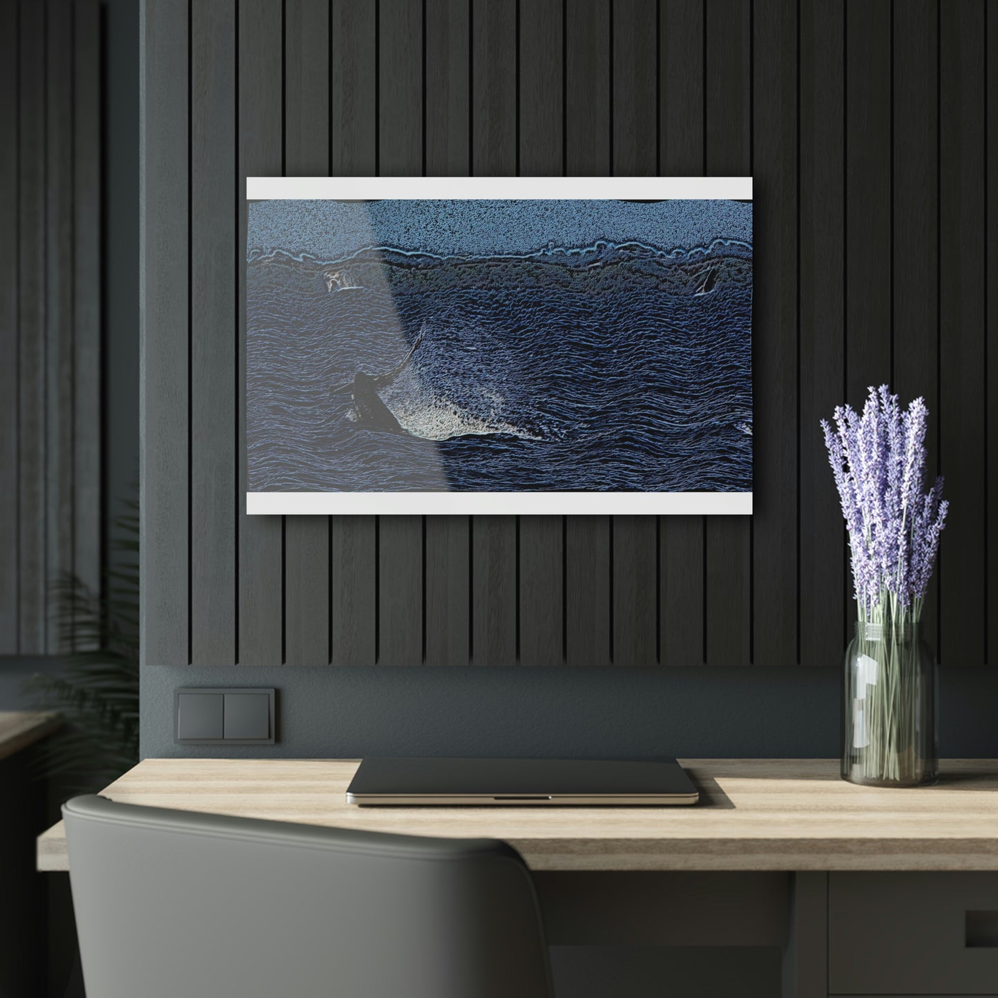 Acrylic Prints (French Cleat Hanging) ... "A Trio Of Humpback Joy" ...  Maui, HI ... April Fools Day ... 1Apr23 ... Original Works - Family Archives ...