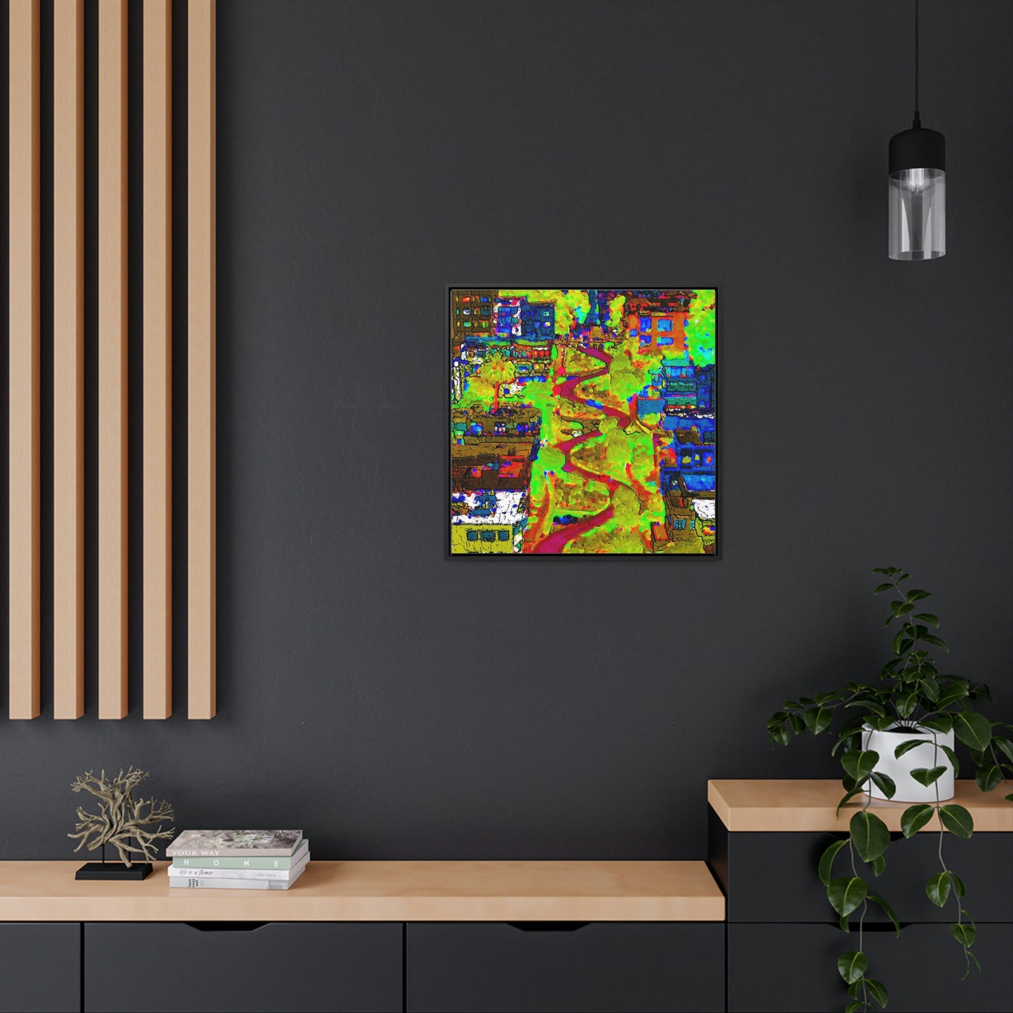 Gallery Canvas Wraps, Square Frame ... A Crazy Street ... 'Eight Winding Curve-Switchbacks' ... "Lombard Street, San Francisco, CA' ... Family Archives: 1970's ... Original Works ...