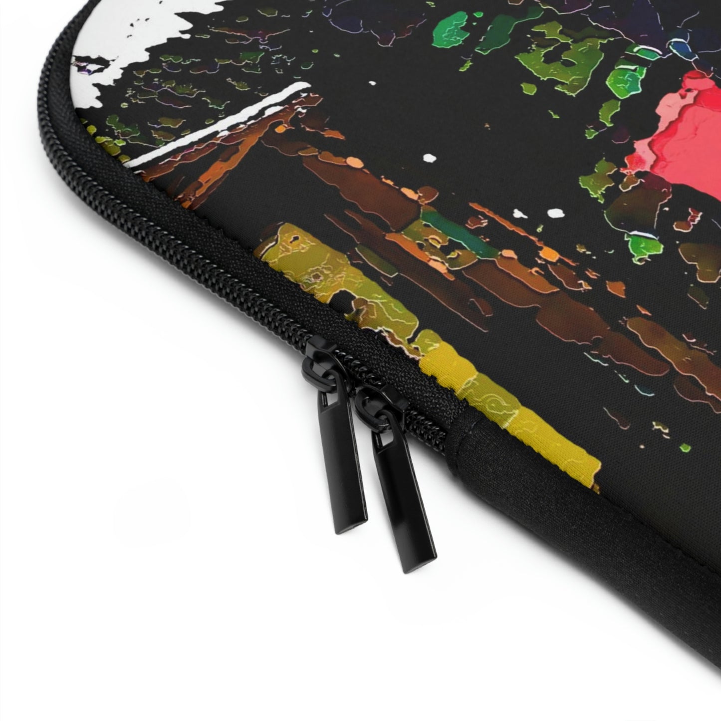Laptop Sleeve ... Snow ... Fractals ... Three-Wheeler-Speed ... & "Laptop - Phone Protection On Snowy Days" ...