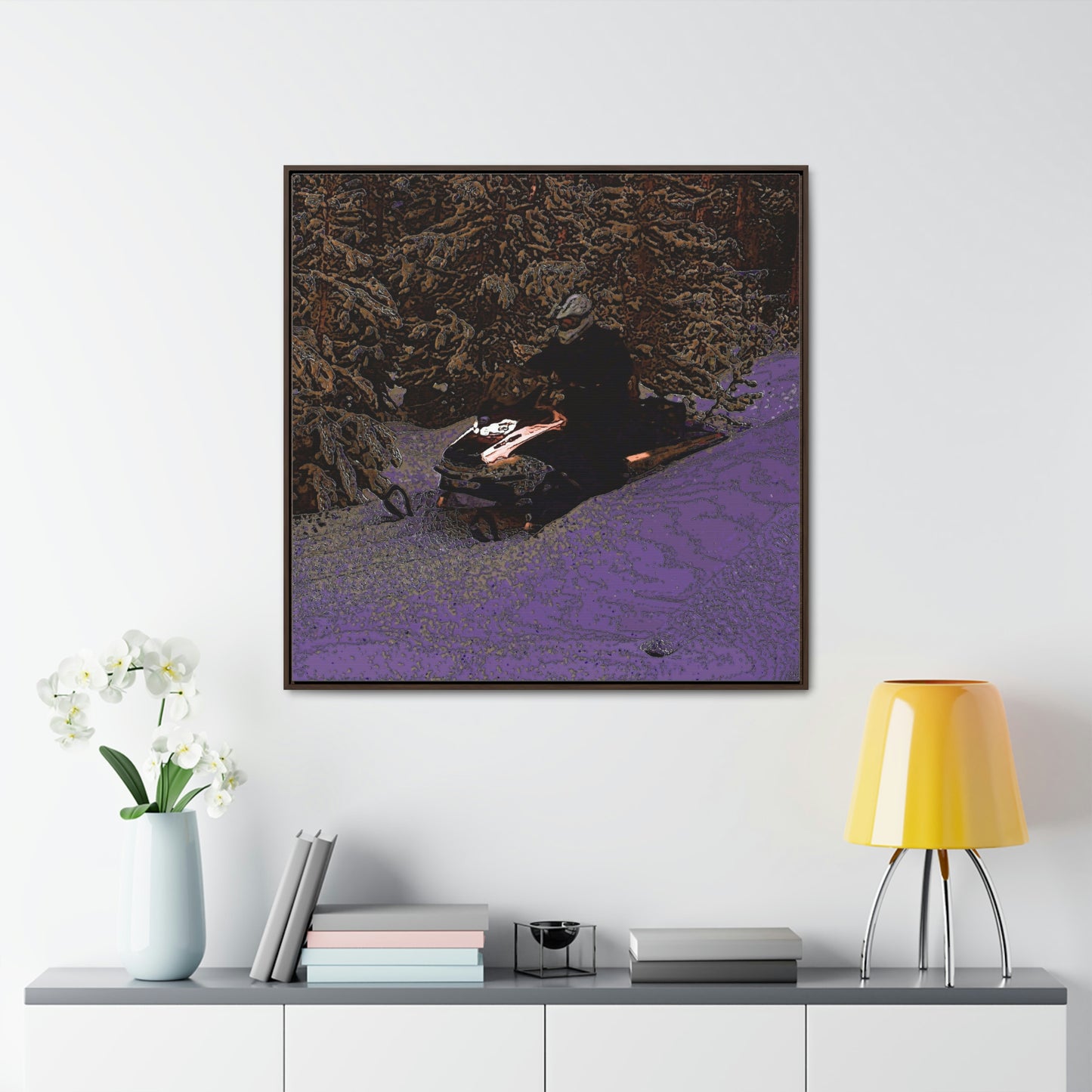 Gallery Canvas Wraps, Square Frame ... Yep ... "Another Day ... Riding Through The Wilderness ... " ... February 2023 ... Original Works ...