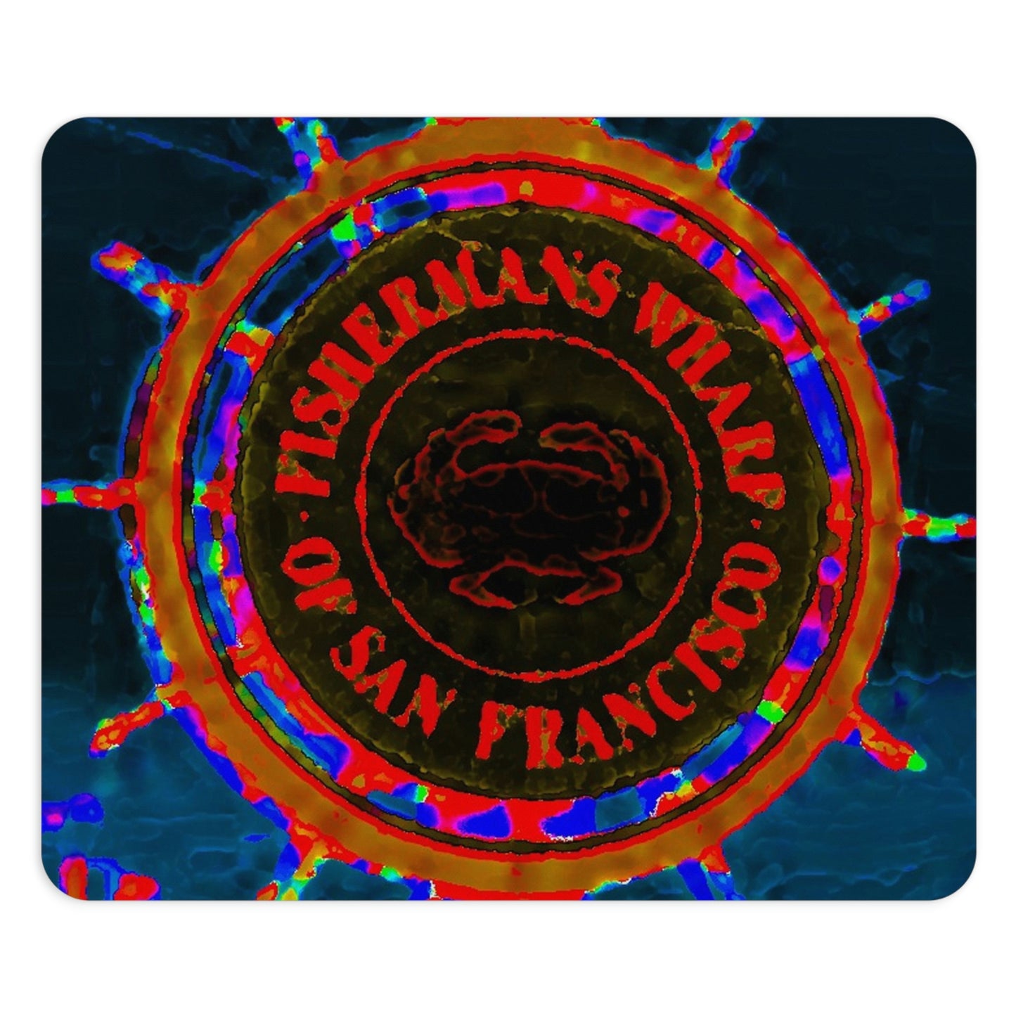 Mouse Pad  ...  "No.9 Fishermen's Grotto - Fishermen's Wharf, SF, California" ... Family Archives: 1970's ... Original Works ...