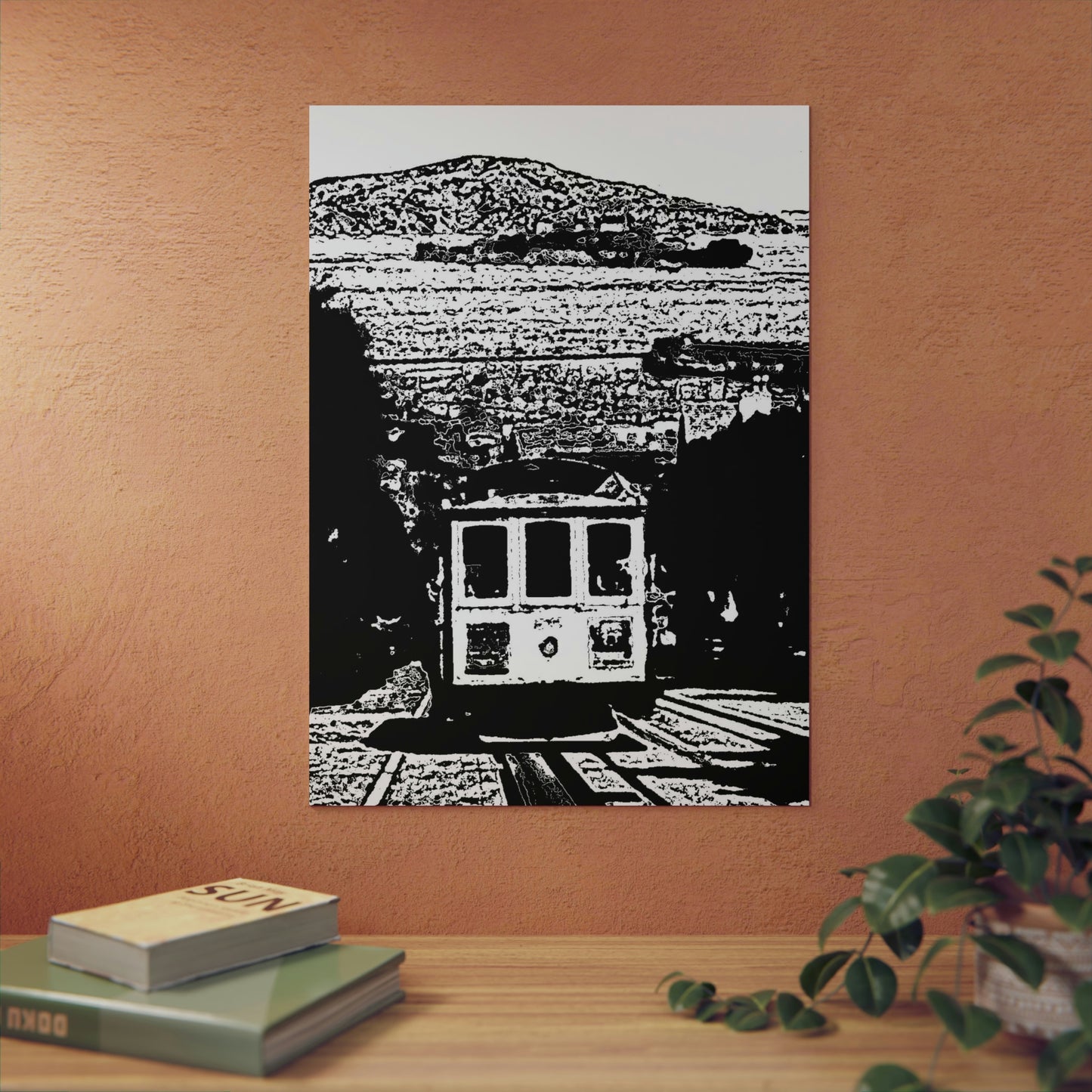 Aluminum Composite Panels ... San Francisco_2 ... 'A Rice-A-Roni-Treat' ... Family Archives ... Cable Car Descends Hill Towards Alcatraz Island ... Original Works ...