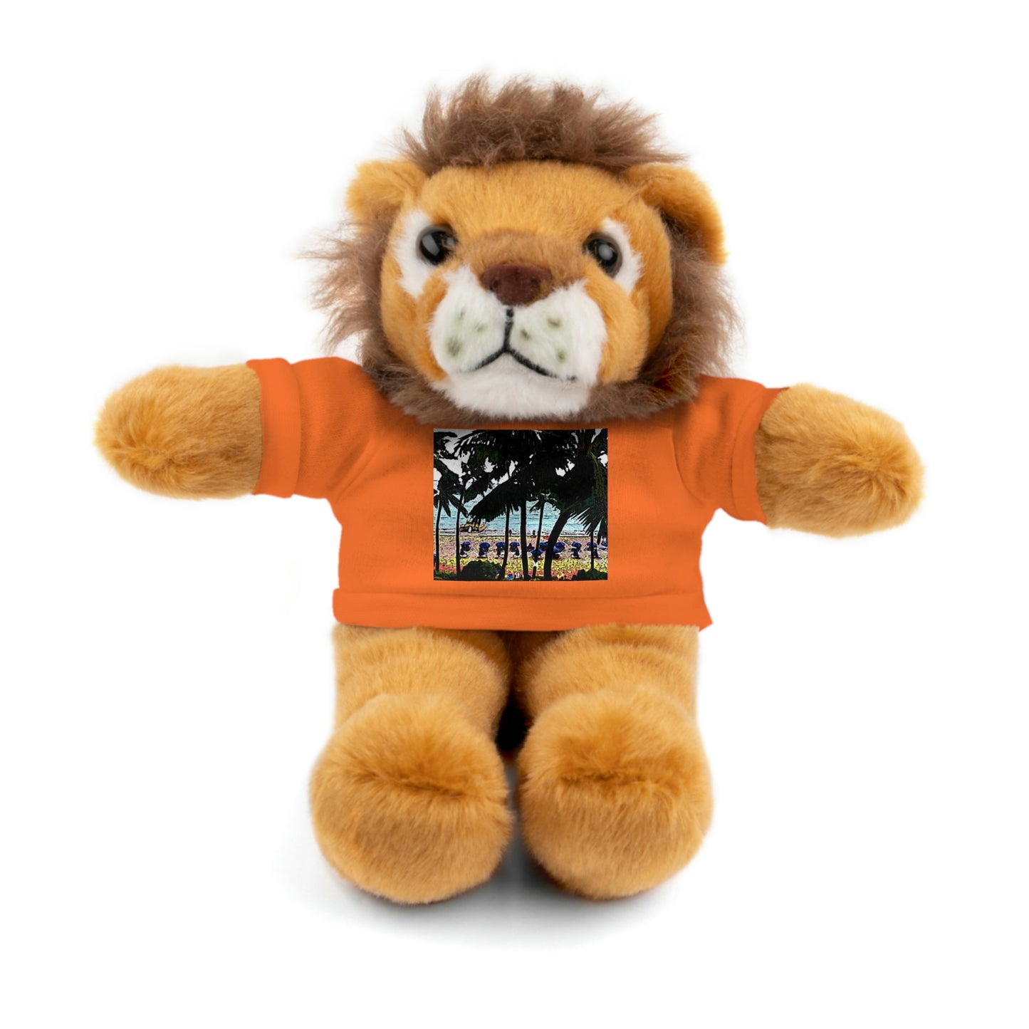 Stuffed Animals with Tee ... "A Beautiful Beach Amongst The Palms" ... The Outrigger Waikiki, Honolulu, Oahu ... Original Works ...