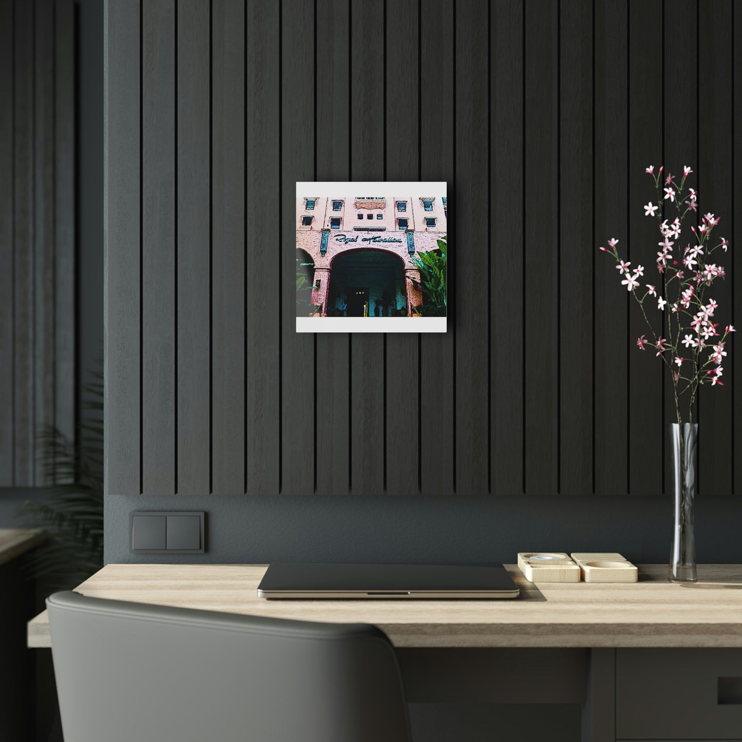 Acrylic Prints ...  "La Grande Entree" At: 'The Pink Palace' ... The Royal Hawai'ian ... Honolulu, HI ... '27Oct2014' ... Original Works ...