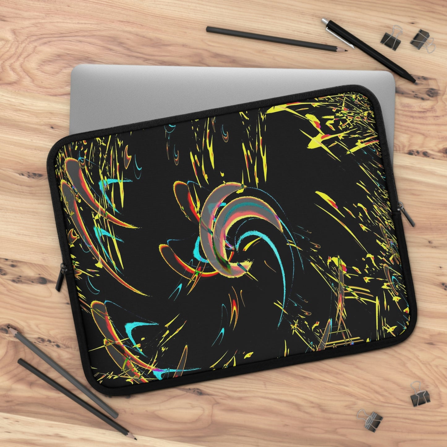 Laptop Sleeve ... "Waning Moon" ... Central Idaho ... October 2022 ... Rendering Time: 22 Hours ... Original Works ...