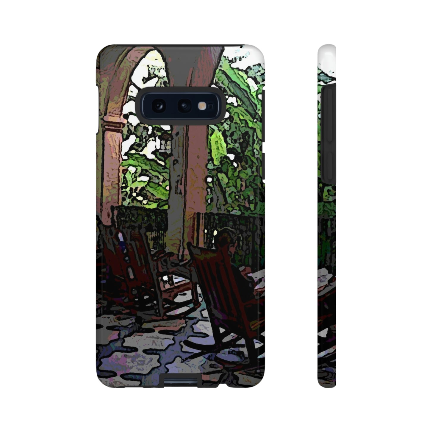Tough Cases ... Lanai & Rocking Chairs At: 'The Pink Palace' ... The Royal Hawai'ian ... Honolulu, HI ... '27Oct2014' ... Original Works ...