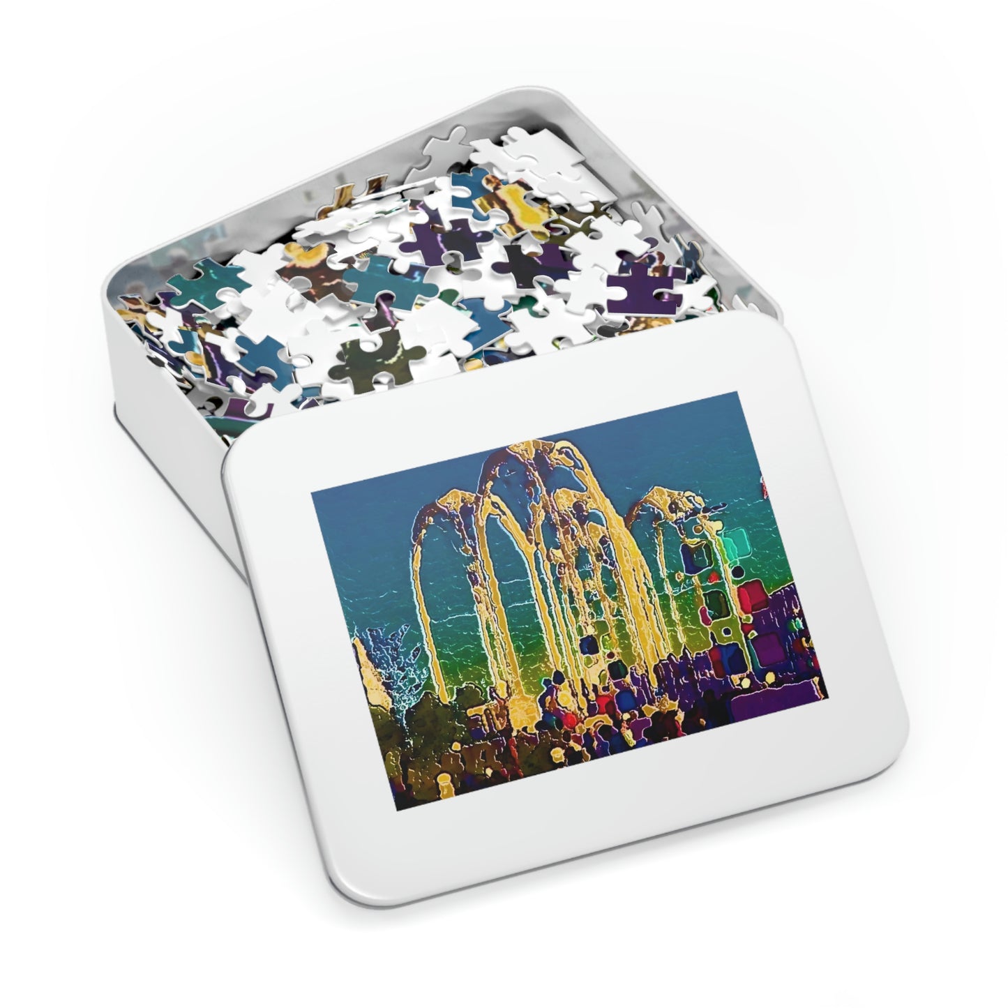 Jigsaw Puzzle (30, 110, 252, 500,1000-Piece) ... "Arches 'Like-No-Other' ... " Seattle World's Fair: 1962. A Family Original ...