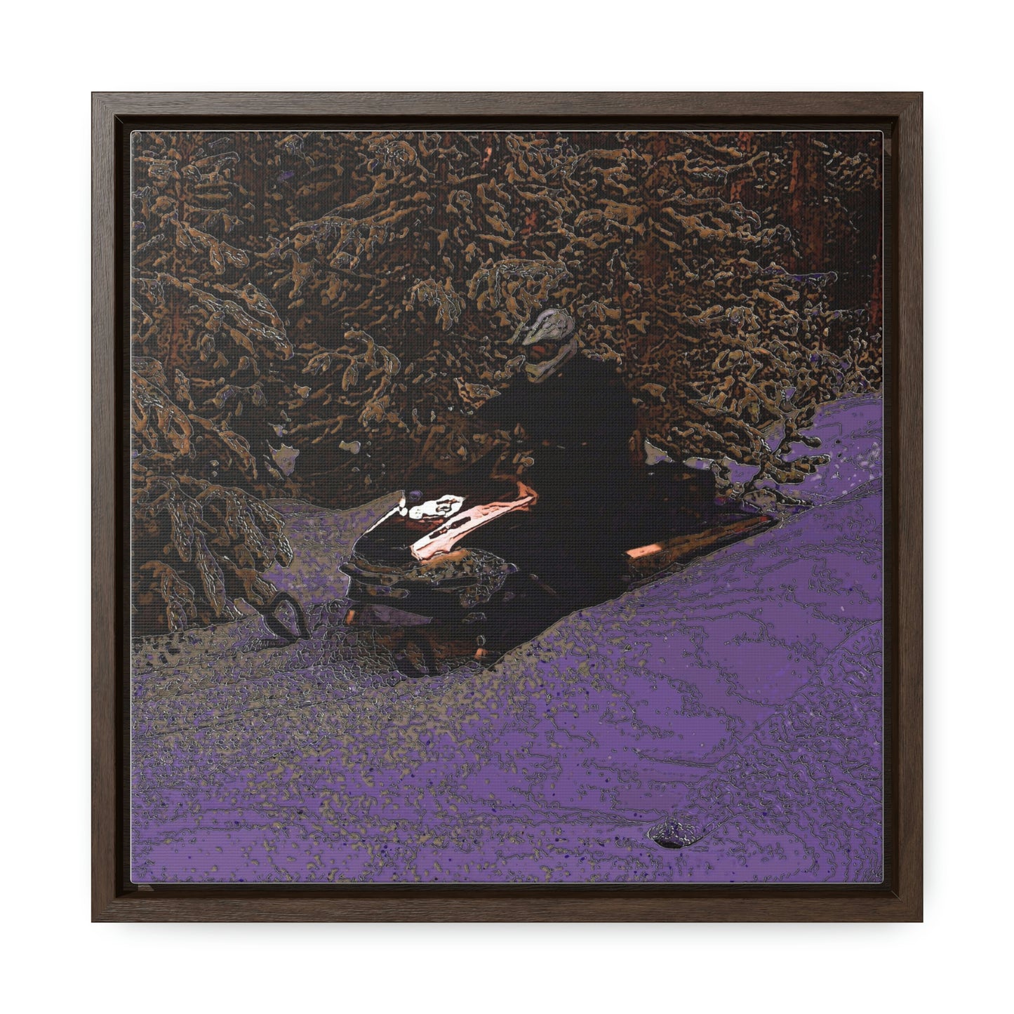 Gallery Canvas Wraps, Square Frame ... Yep ... "Another Day ... Riding Through The Wilderness ... " ... February 2023 ... Original Works ...