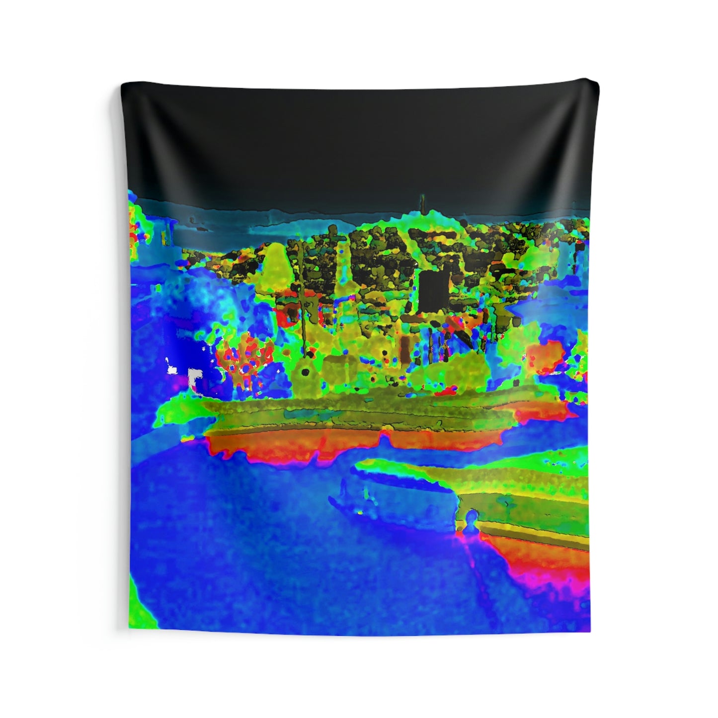 Indoor Wall Tapestries ... "Lombard Street San Francisco, CA, USA" ... Family Archives 1970's ... Original Works ...