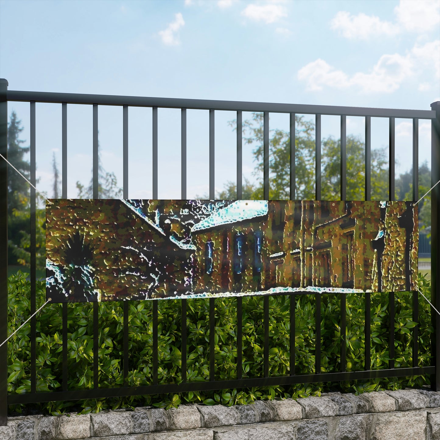 Matte Banner ... Walikng The Streets & Alleys ... 'Strolling The Canals ... '  ... Original Works  ...