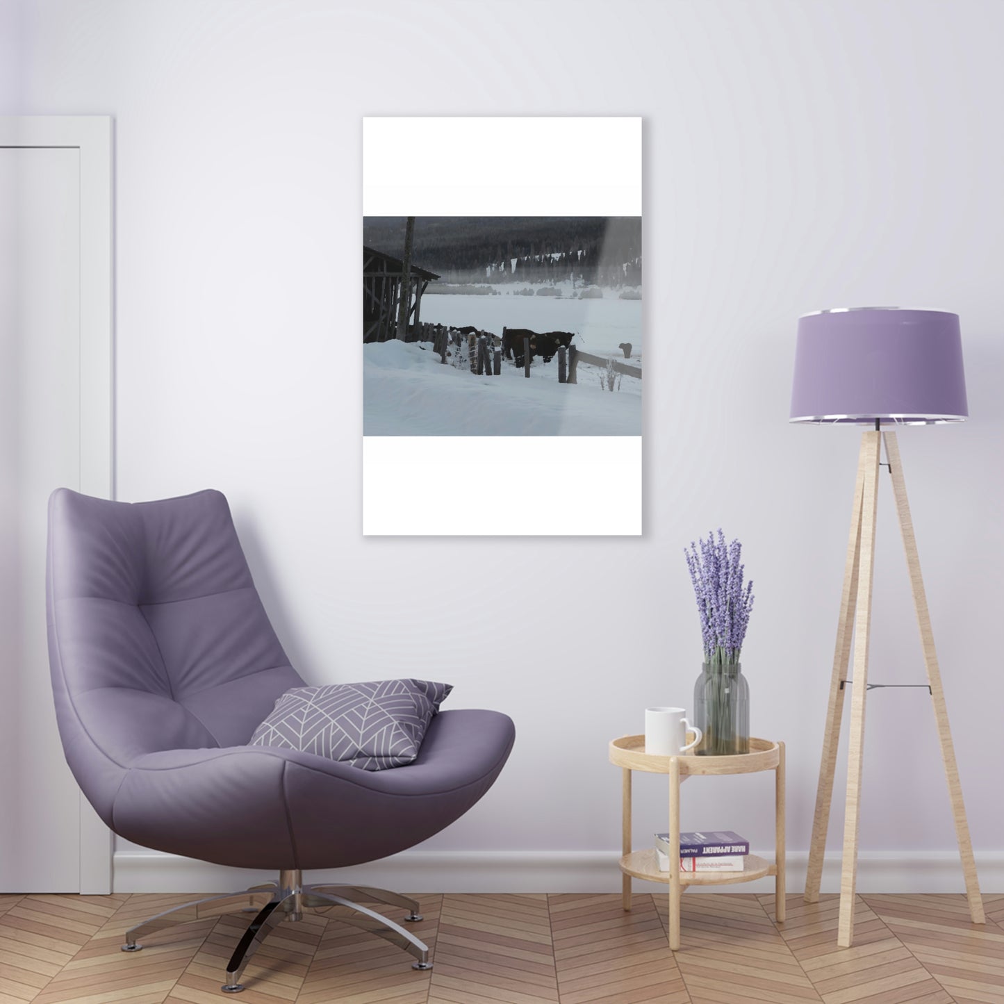 Acrylic Prints ... A Quiet Morning ... "Along The Red River & Nature Preserve Plateau" ... Jan23 ... Original Works ...