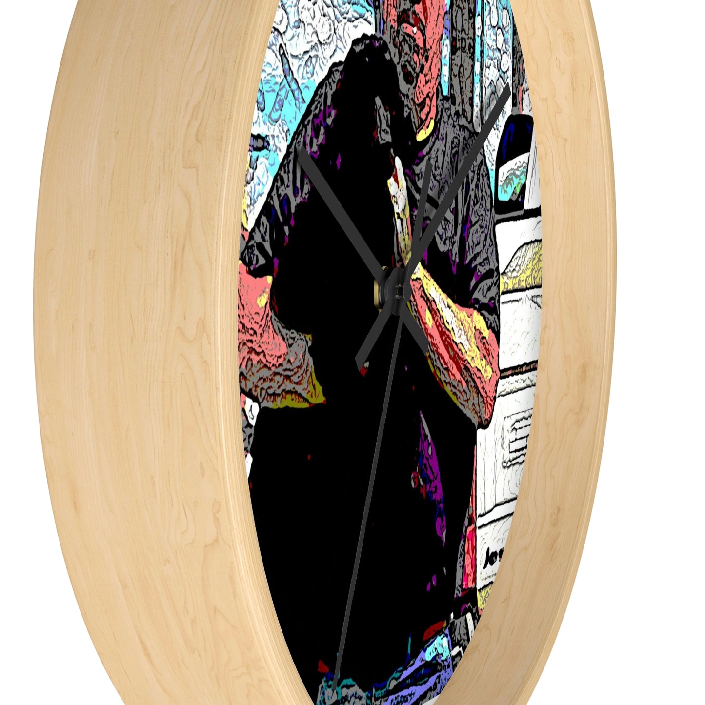 Wall clock ...  When She Was Young ... "Todd & Jett" ... California Point Locale: June 2022, Central Idaho ... Original Works