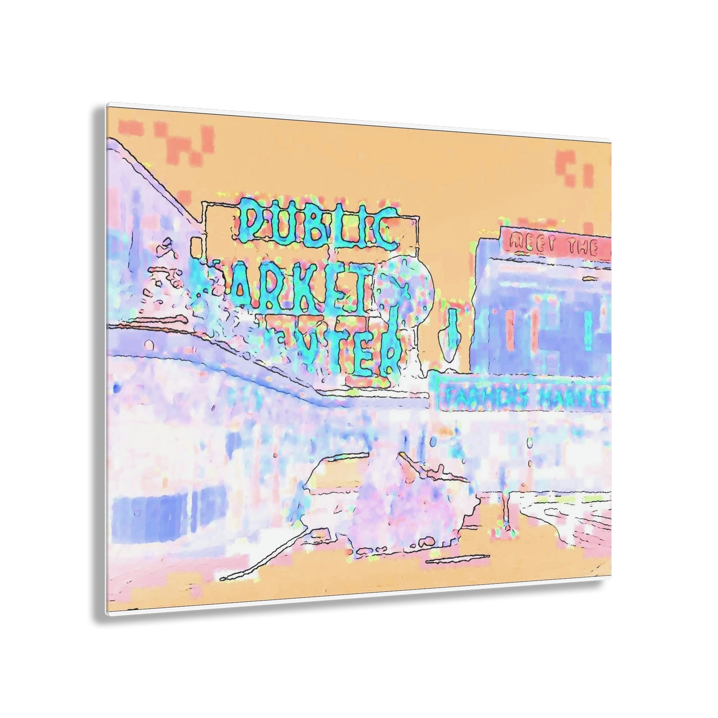 Acrylic Prints ... "Seattle's PPM: Pike-Place-Market" ... I Remember That Day ... The Photo Shoot ... 'It Was Snowing' ... Original Works ...