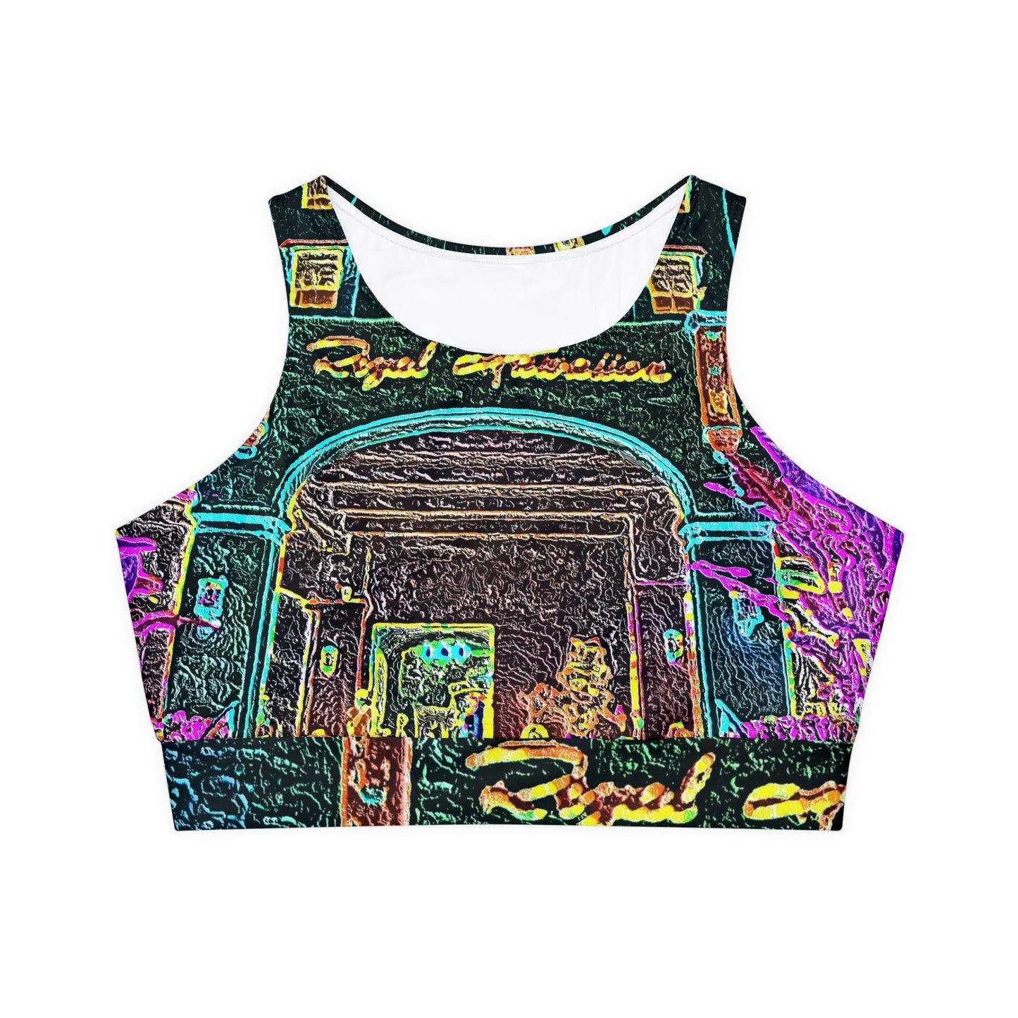 Fully Lined, Padded Sports Bra ... "La Grande Entree" At: 'The Pink Palace' ... The Royal Hawai'ian ... Honolulu, HI ... '27Oct2014' ... Original Works ...
