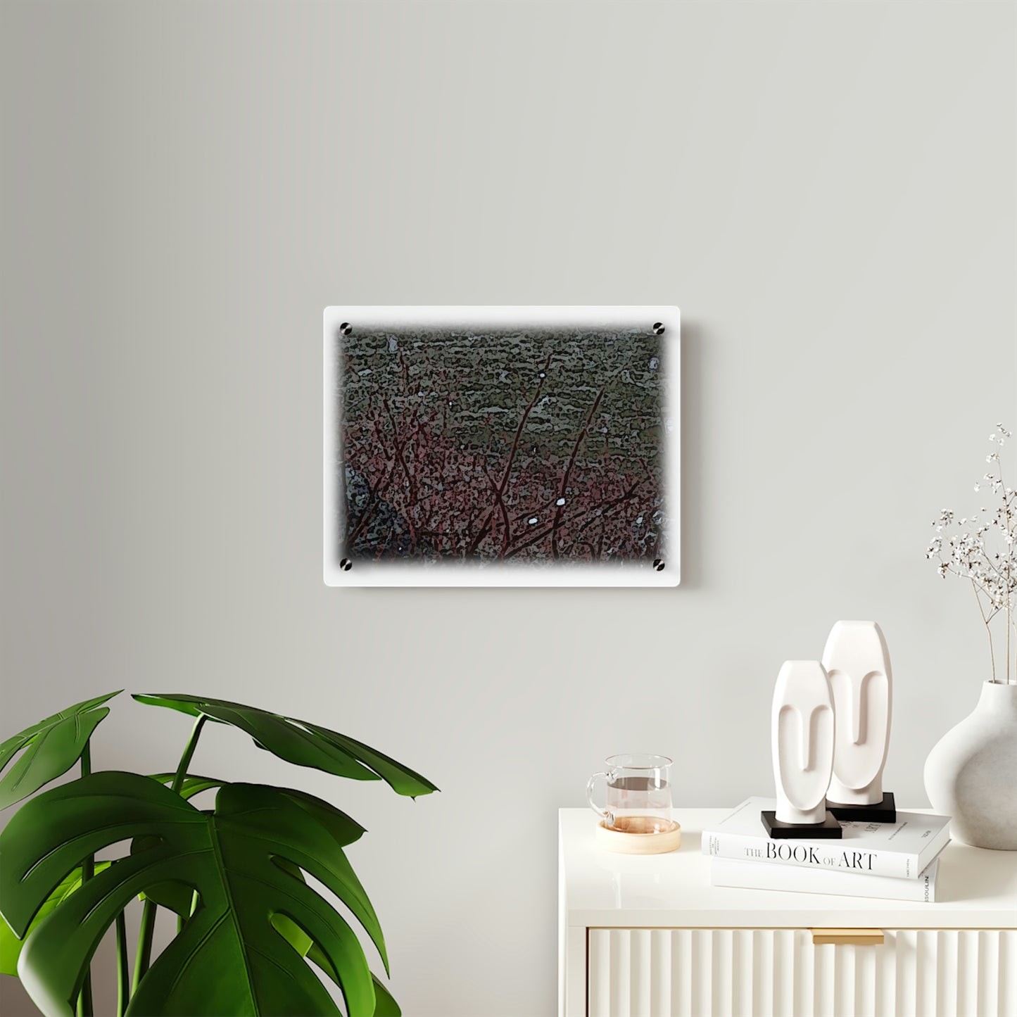 Acrylic Wall Art Panels ... "A River Runs Through It ... Red-Osier-Dogwood (Conus Stonlifera 'Rubra') .. Oringinal Works ... Central Idaho ...