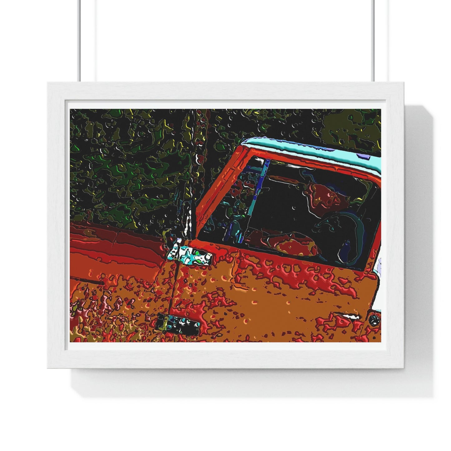 Premium Framed Horizontal Poster ... How-To-Drive-Idaho's-Mountain_Roads ... "Like A Professional" ... "Truckin' Like The Doo-Dah-Man" ...