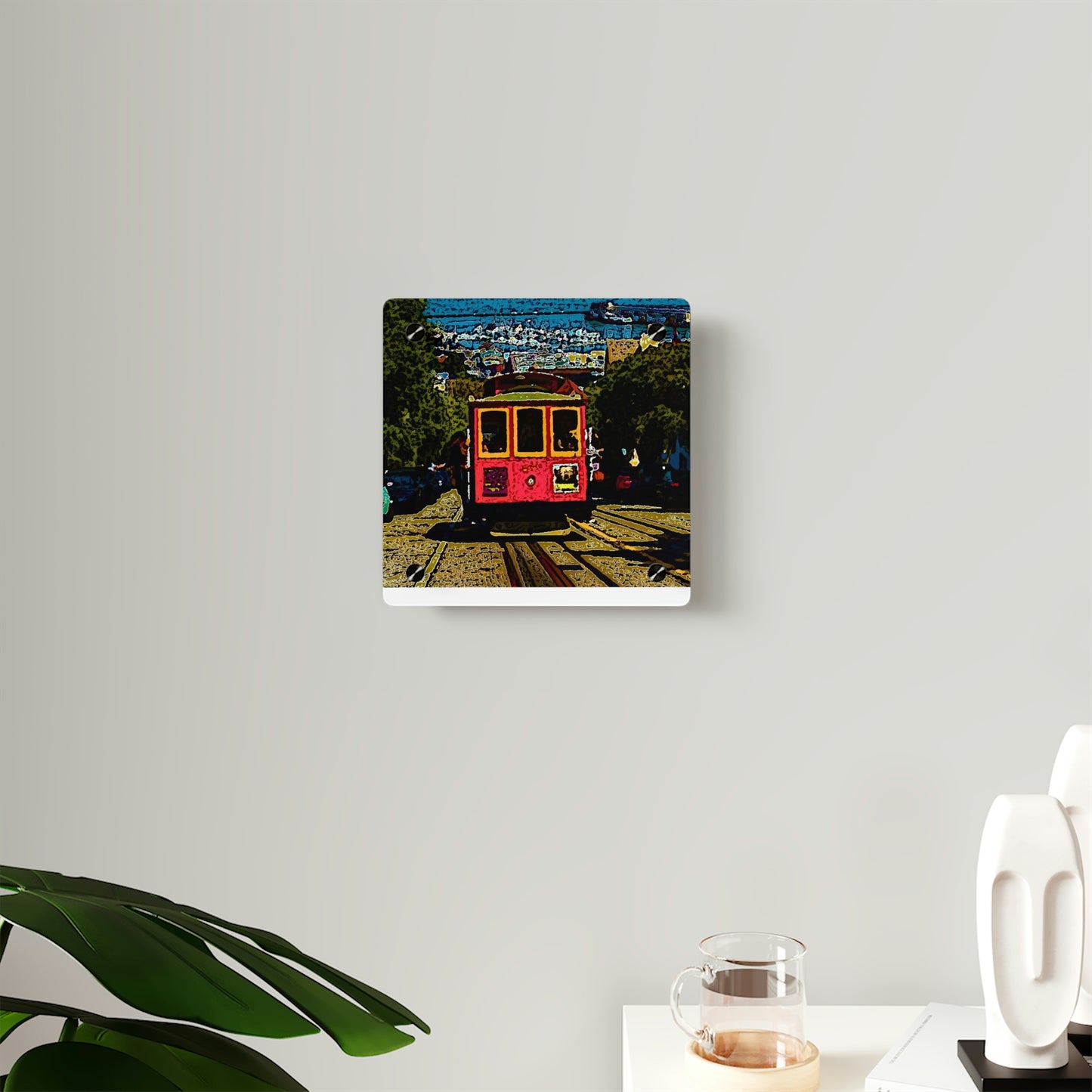 Acrylic Wall Art Panels ... San Francisco ... 'A Rice-A-Roni-A-San Francisco Treat' ... "A Cable Car Classic" ... Family Archives: 1973 ... Original Works ...