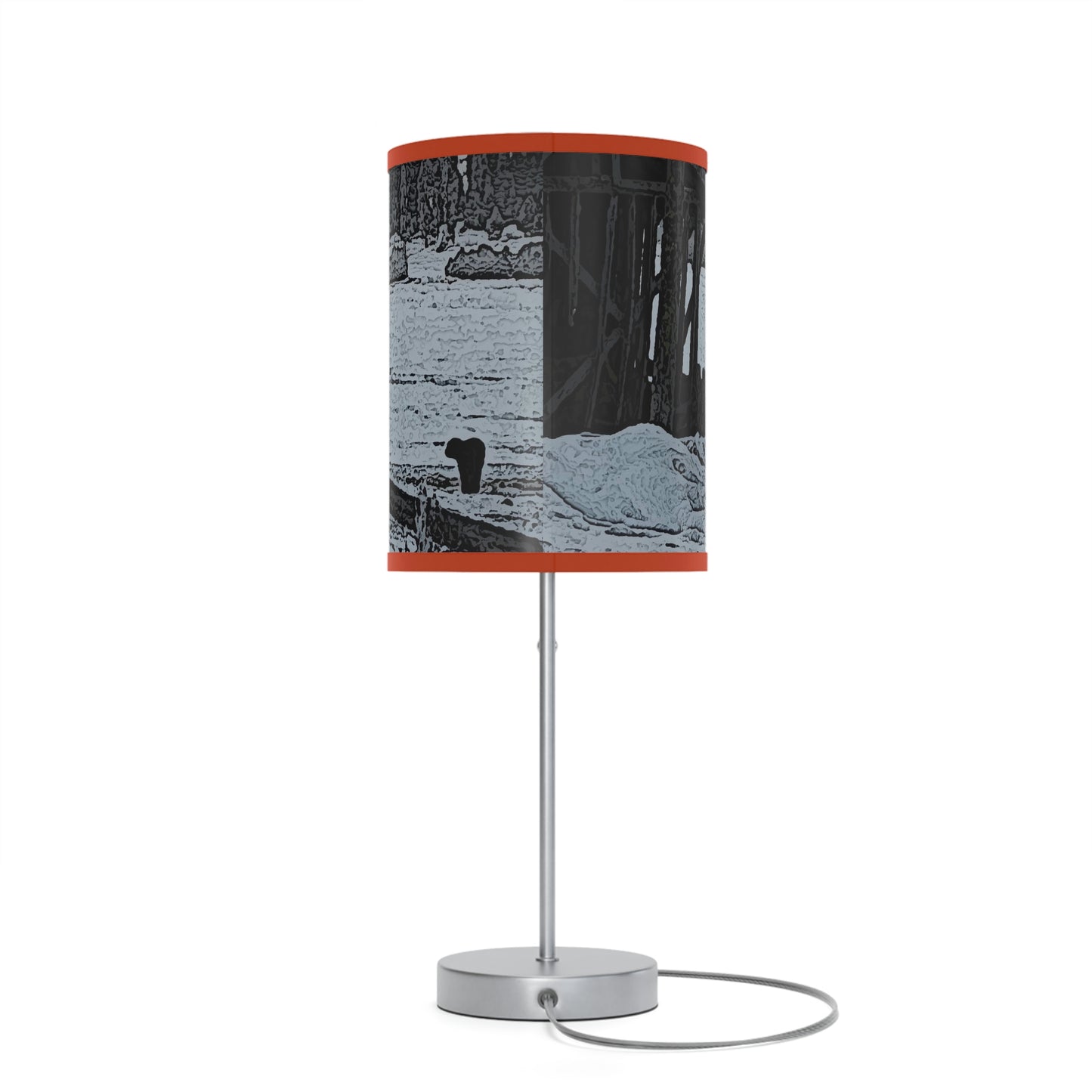 Lamp on a Stand, US|CA plug ... A Quiet Morning ... "Along The Red River & Nature Preserve Plateau" ... Jan23 ... Original Works ...