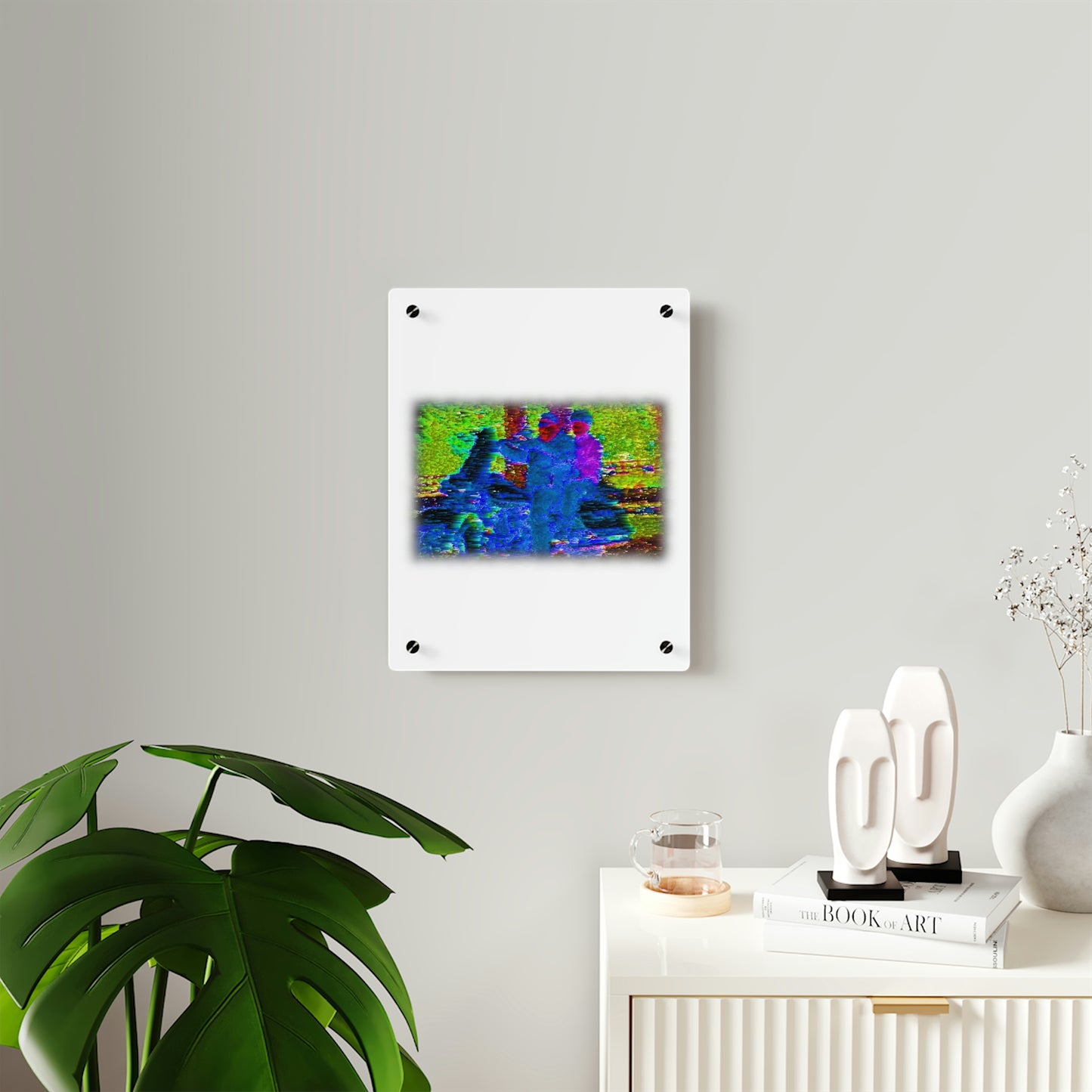 Acrylic Wall Art Panels ...  "And 'I' Left His Dead A_s There By The Side-of-The-Road" ... Original Works ... (Grateful Dead: Me-And-My-Uncle)