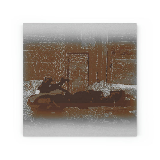 Wood Canvas ... Snowmobile: Old_Photo_Approach: Sepia Scripts & Some Nominal Framming. Rendering Time: 6 Hours ...