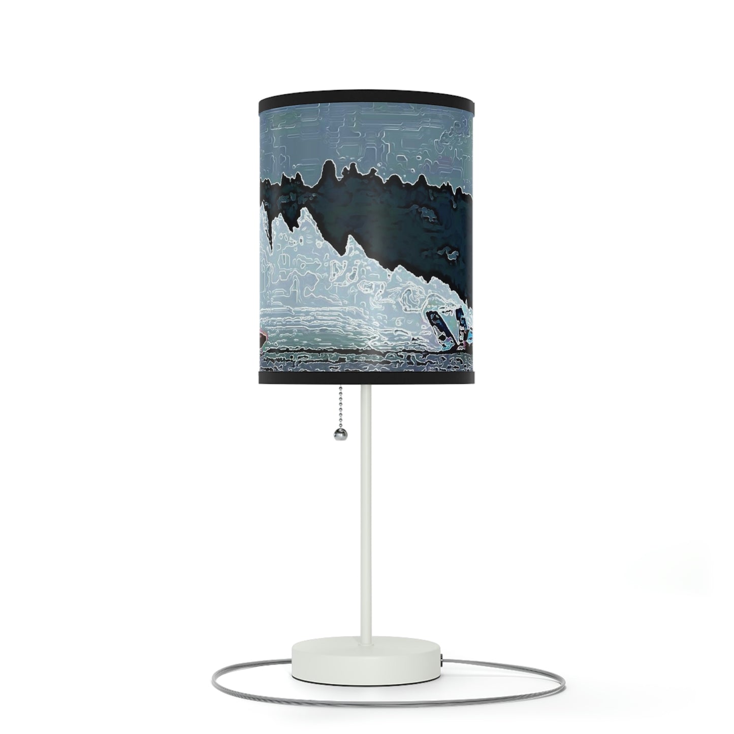 Lamp on a Stand, US|CA plug ... Seattle Columbia Cup On Lake Washington ... "Dave Wilcox Heads For The Win" ... Associate Gift-Photo ... Original Works ...
