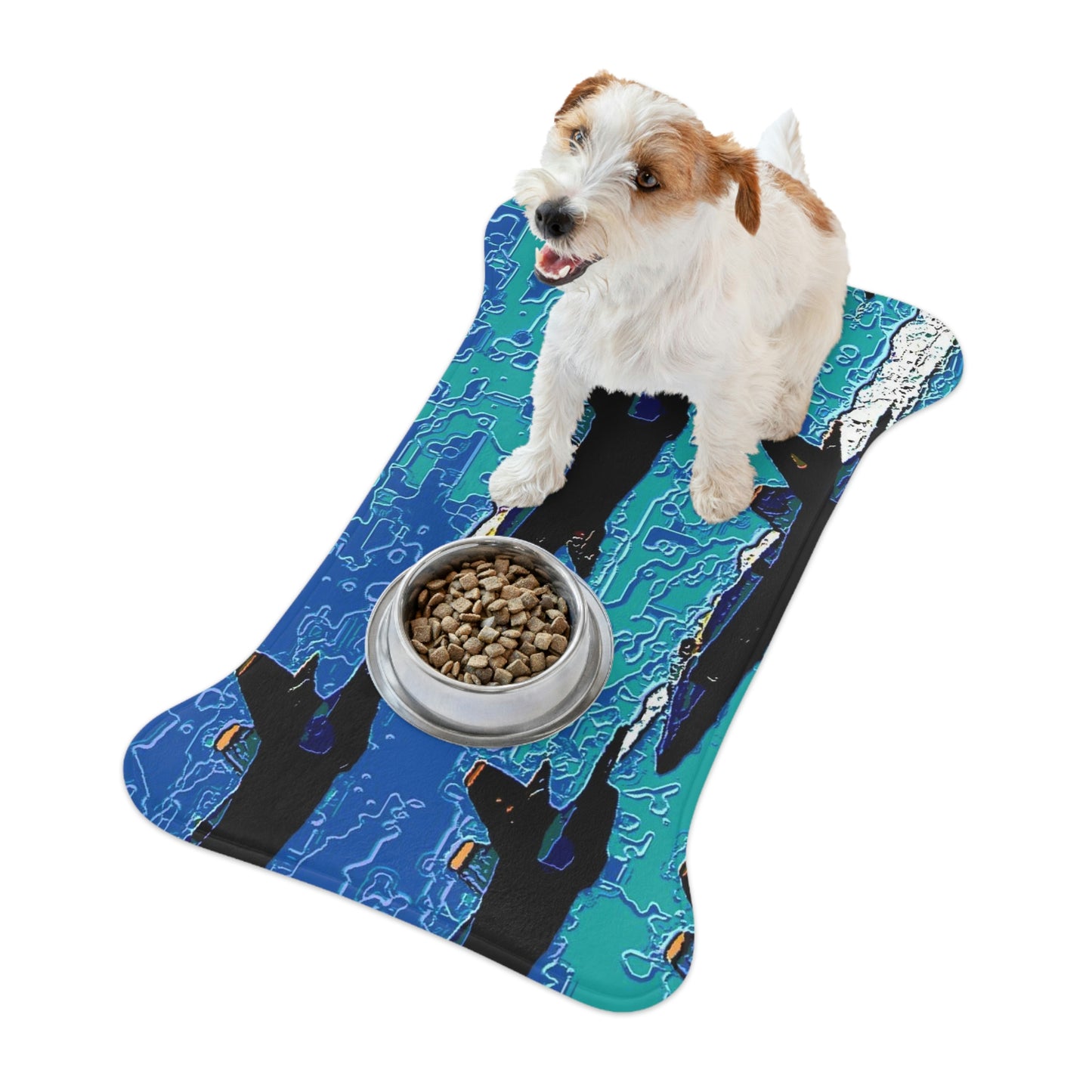 Pet Feeding Mats ... Seattle Seafair ..."Blue Angels Run Over Lake Washington" ... Circa Mid 1980's ... Dr FJ Holt ... Original Works ...