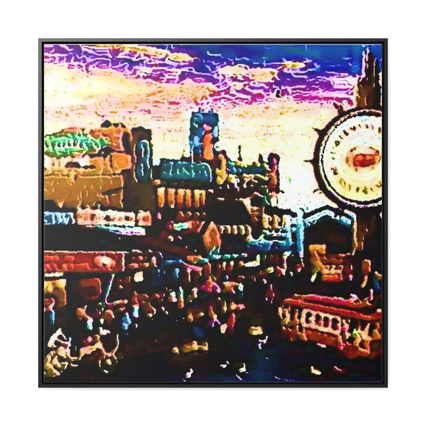 Gallery Canvas Wraps, Square Frame ... "No.9 Fishermen's Grotto - Fishermen's Wharf, SF, California" ... Family Archives: 1970's ... Original Works ...