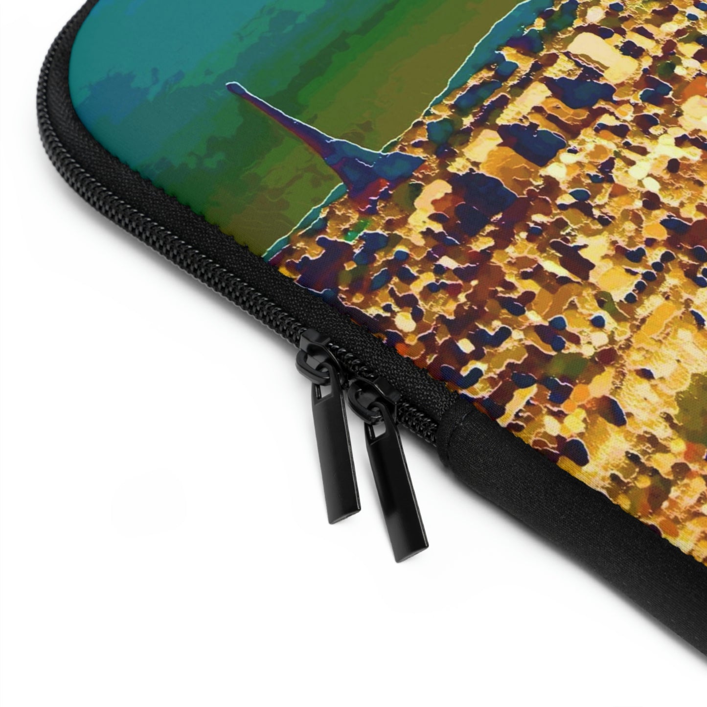 Laptop Sleeve ... Au Paris ... "Along The River Seine" ... Barbara Joan Bonnel-Holt: 1972 ... Original Works ...
