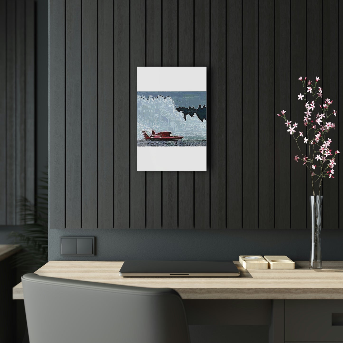 Acrylic Prints ... Seattle Columbia Cup On Lake Washington ... "Dave Wilcox Heads For The Win" ... Associate Gift-Photo ... Original Works ...