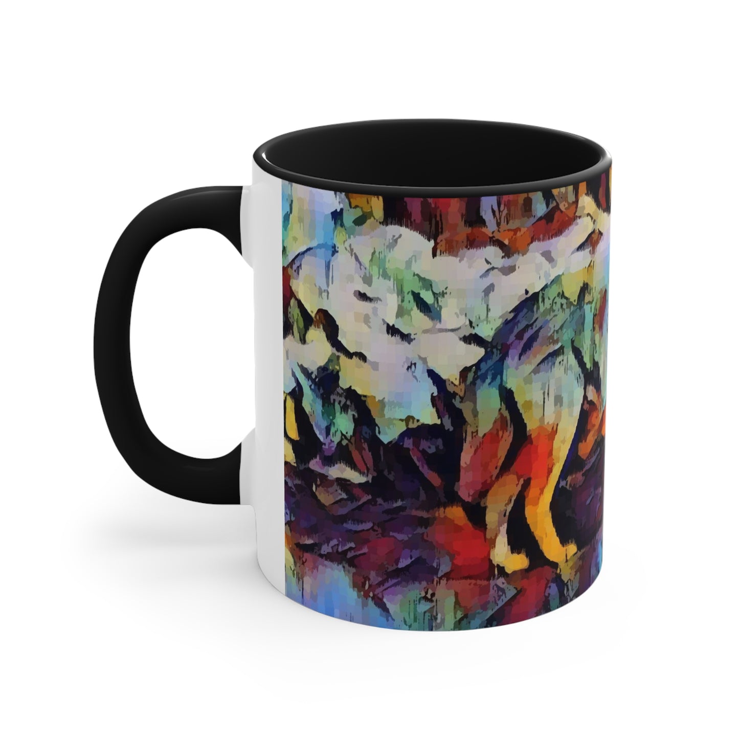 Accent Coffee Mug, 11oz ... Coyote ... "Yosemite Valley: Circa May23 ... KPH Base Photo" ... Original Works ...