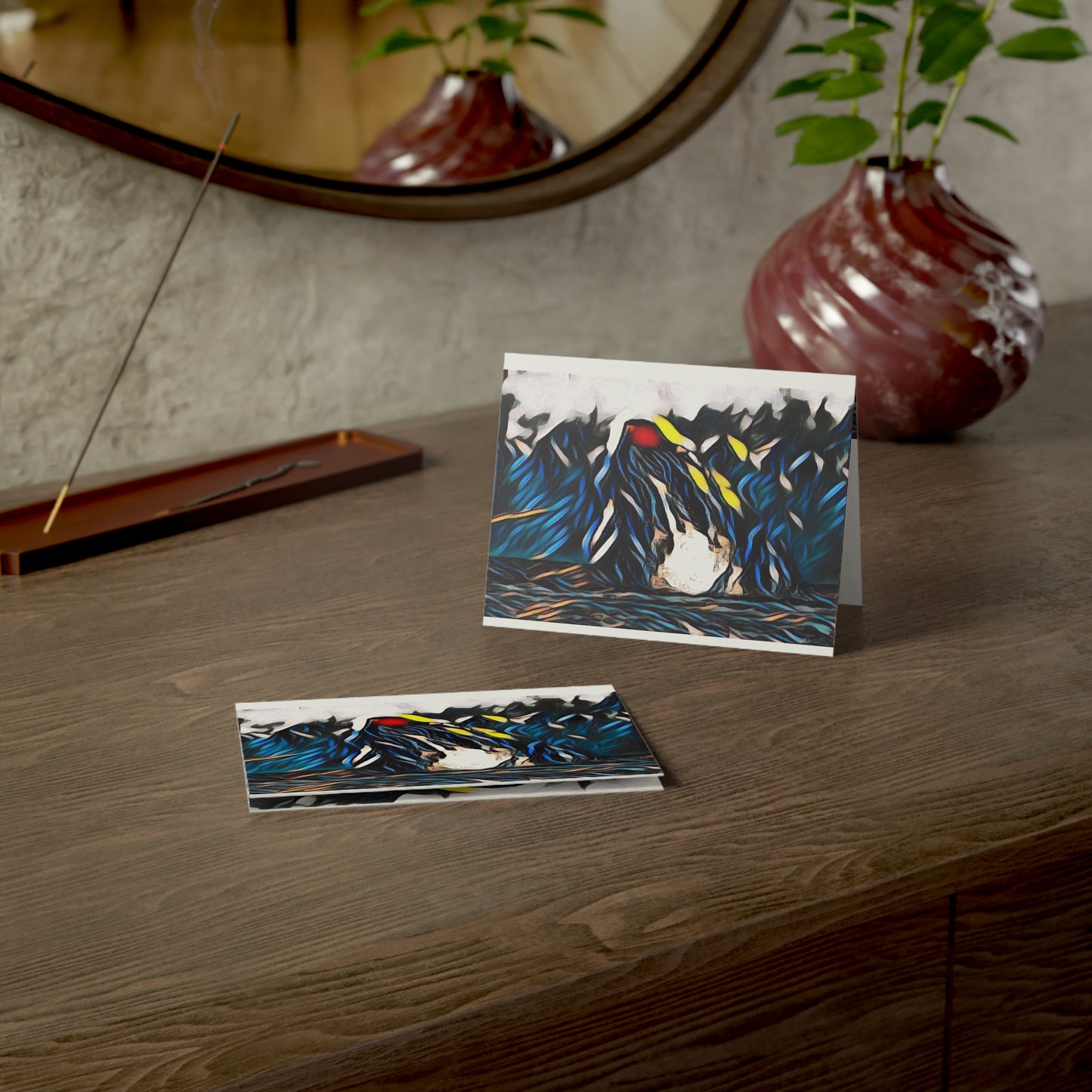 Greeting Cards (1, 10, 30, and 50pcs) ... "Ken's Favourite Humpback Breach" ... Circa: 21st Century ... Maui, HI ... Original Works ...