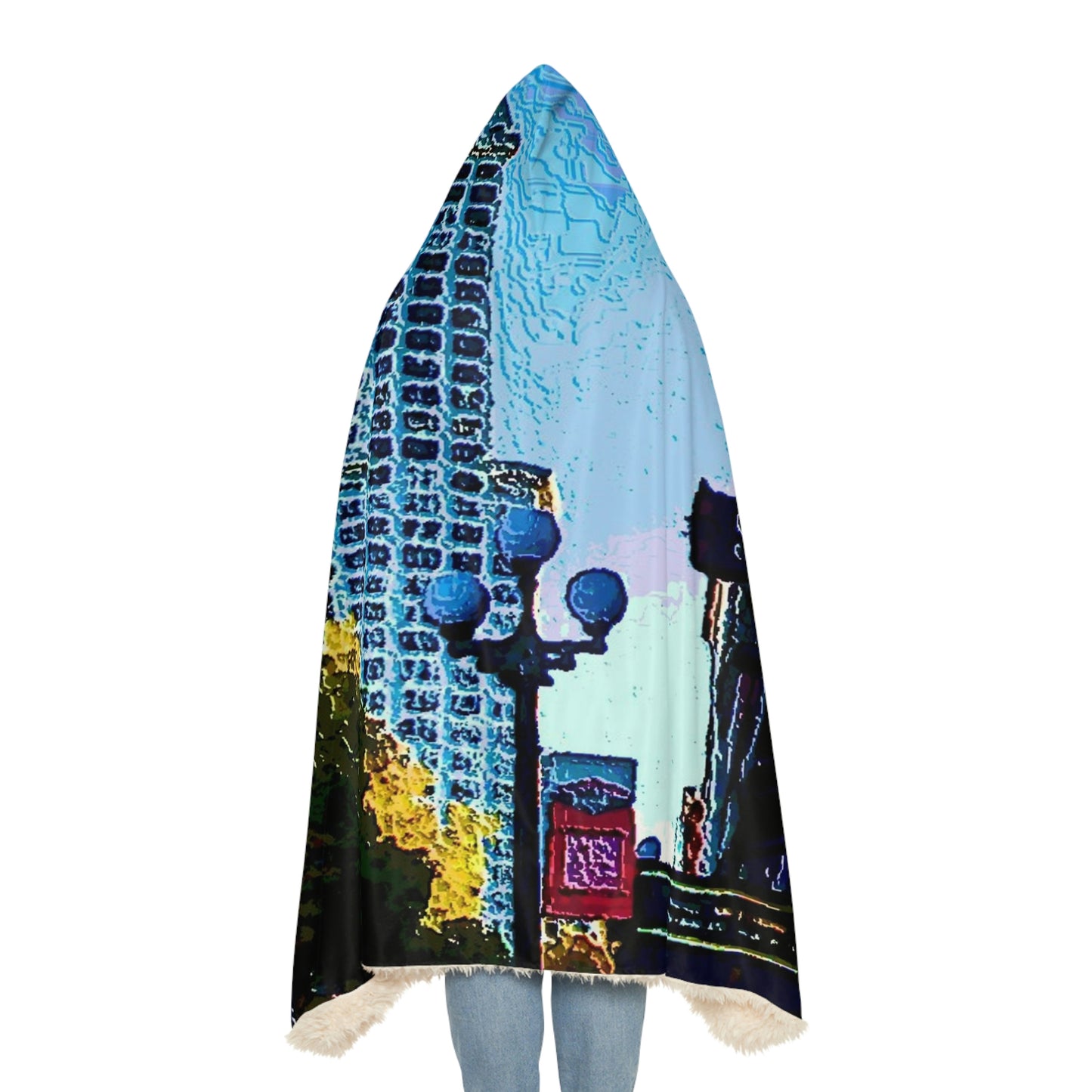 Snuggle Blanket ...  Pioneer Square & Smith Tower ... 'That World Famous View' ... Colleague Supplied Photo ... Original Works ...