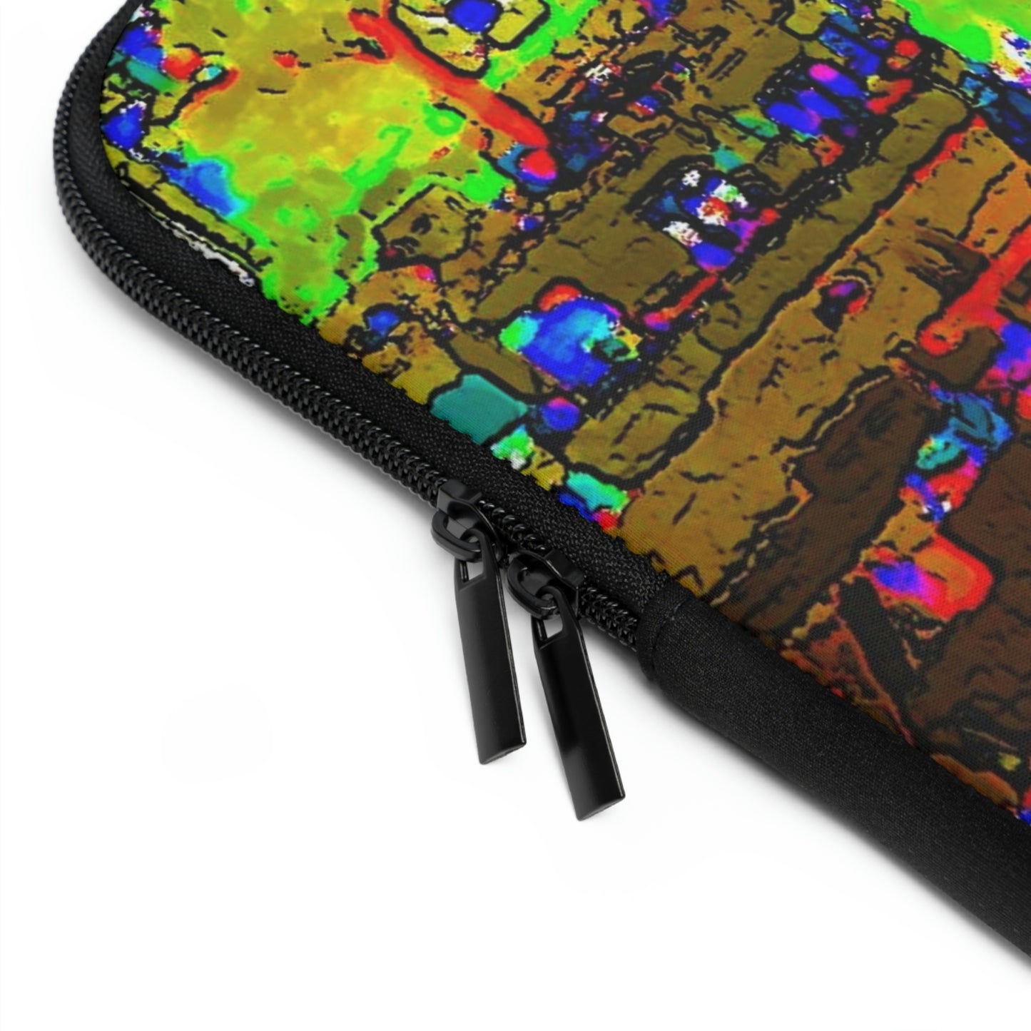 Laptop Sleeve ... A Crazy Street ... 'Eight Winding Curve-Switchbacks' ... "Lombard Street, San Francisco, CA' ... Family Archives: 1970's ... Original Works ...