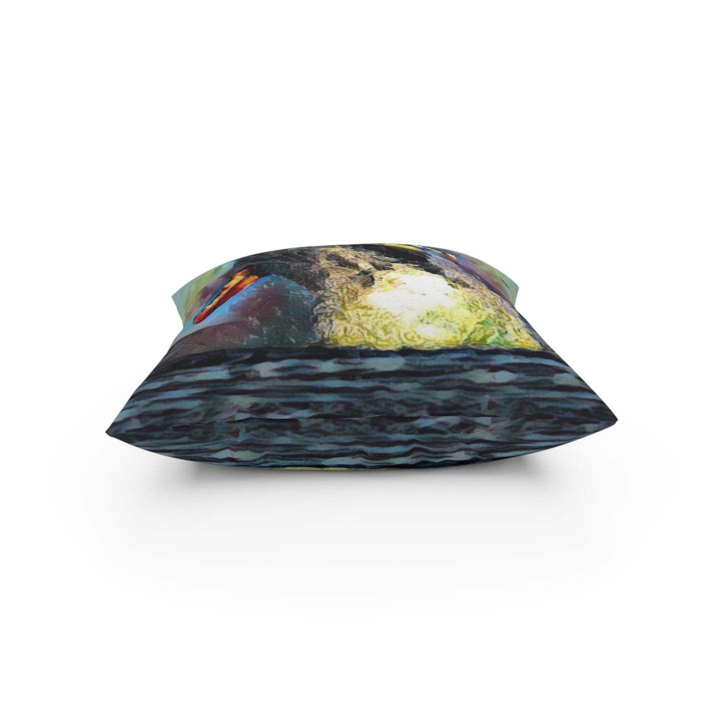 Broadcloth Pillow ... An Extraordinary Humpback Breach ... 'With Explosive Energy' ... Family Archives (KPH) ... Circa: 21st Century. Maui, HI ... Original Works ...