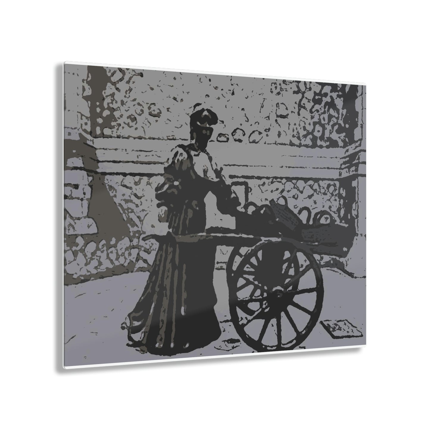 Acrylic Prints ... Dublin's "Molly Malone Along Grafton Street" ... Cryin' Cockels & Muscles Alive-Alive-Oh ... Circa 2003 ... Original Works ...