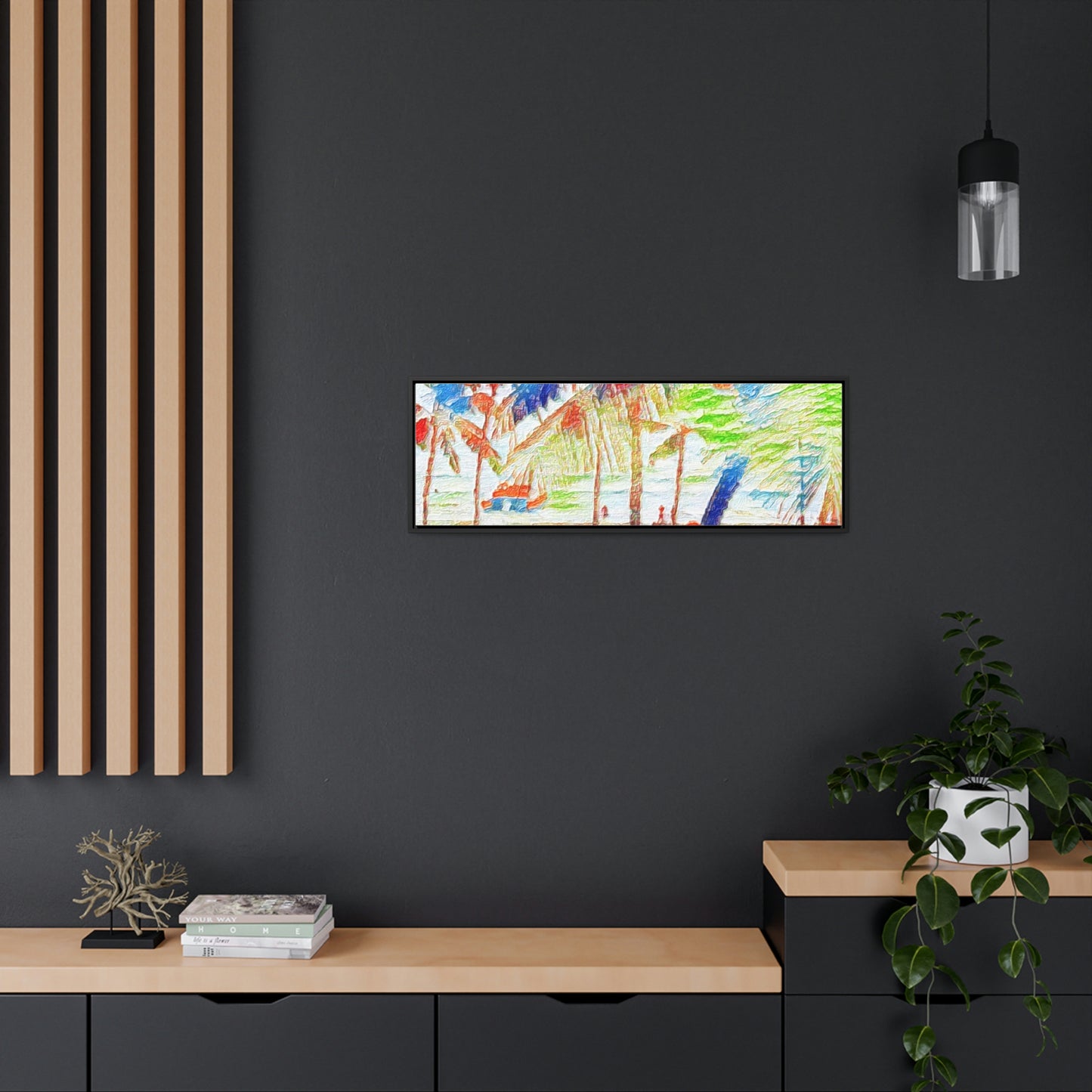 Gallery Canvas Wraps, Horizontal Frame ... "The Royal Hawai'ian: Waikiki Beach_Beach" ... Honolulu, HI ... Ocotber 2014 (Halloween) ... Original Works ...