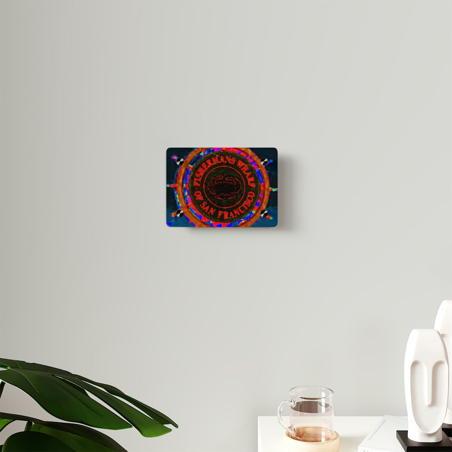 Acrylic Wall Art Panels ... "No.9 Fishermen's Grotto - Fishermen's Wharf, SF, California" ... Family Archives: 1970's ... Original Works ...