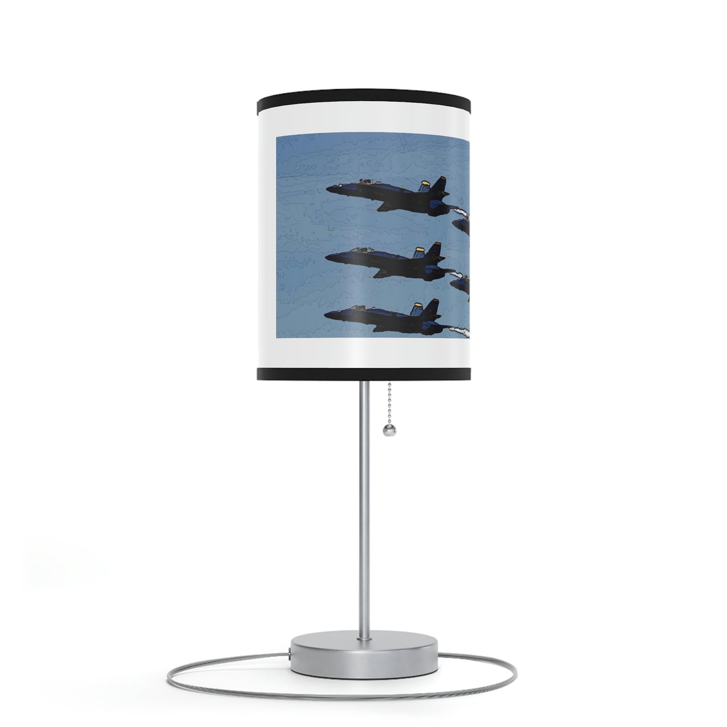 Lamp on a Stand, US|CA plug ... Seattle Seafair ..."Blue Angels Run Over Lake Washington" ... Circa Mid 1980's ... Dr FJ Holt ... Original Works ...