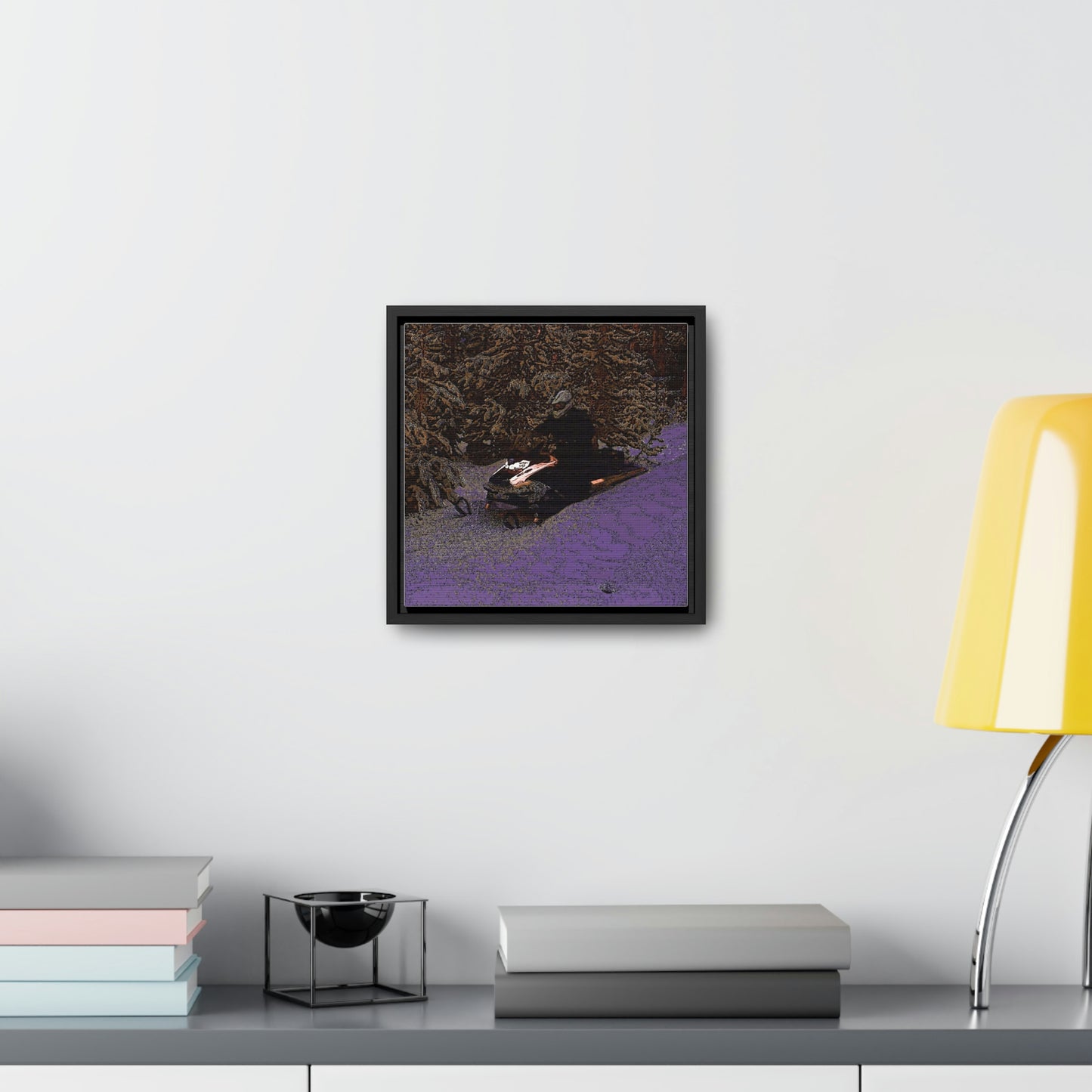 Gallery Canvas Wraps, Square Frame ... Yep ... "Another Day ... Riding Through The Wilderness ... " ... February 2023 ... Original Works ...
