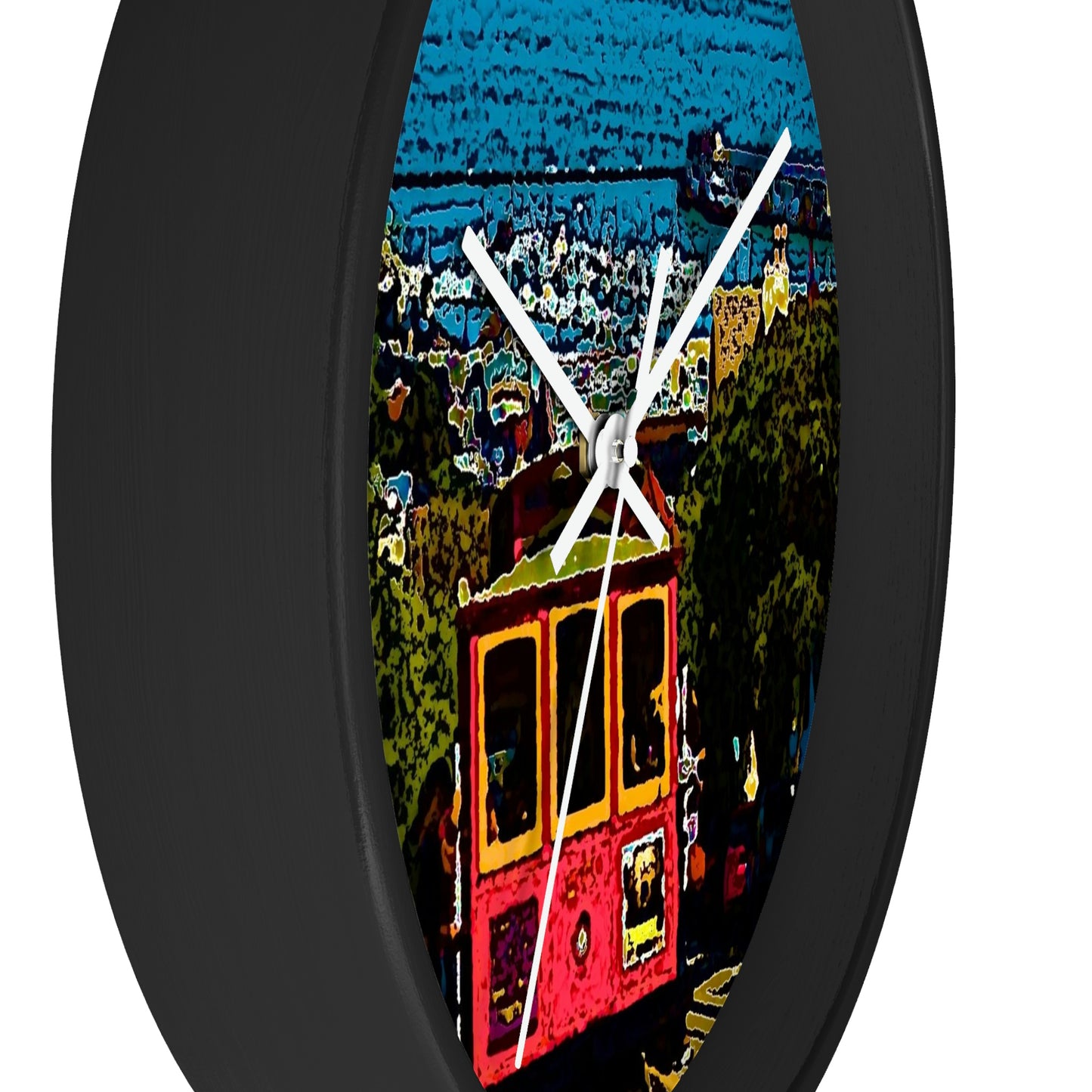 Wall clock ... San Francisco ... 'A Rice-A-Roni-A-San Francisco Treat' ... "A Cable Car Classic" ... Family Archives: 1973 ... Original Works ...
