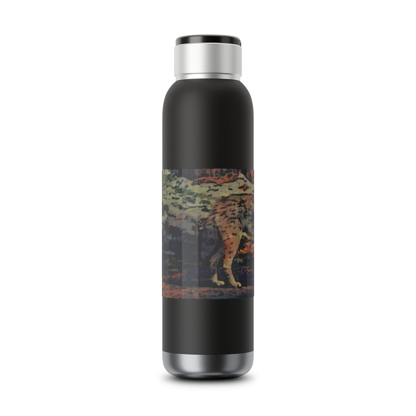 Soundwave Copper Vacuum Audio Bottle 22oz ... Coyote ... "Yosemite Valley: Circa May23 ... KPH Base Photo" ... Original Works ...