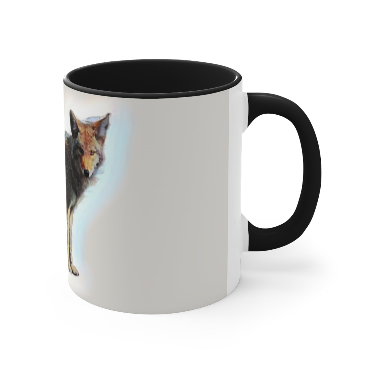 Accent Coffee Mug, 11oz ... Coyote ... "Yosemite Valley: Circa May23 ... KPH Base Photo" ... Original Works ...