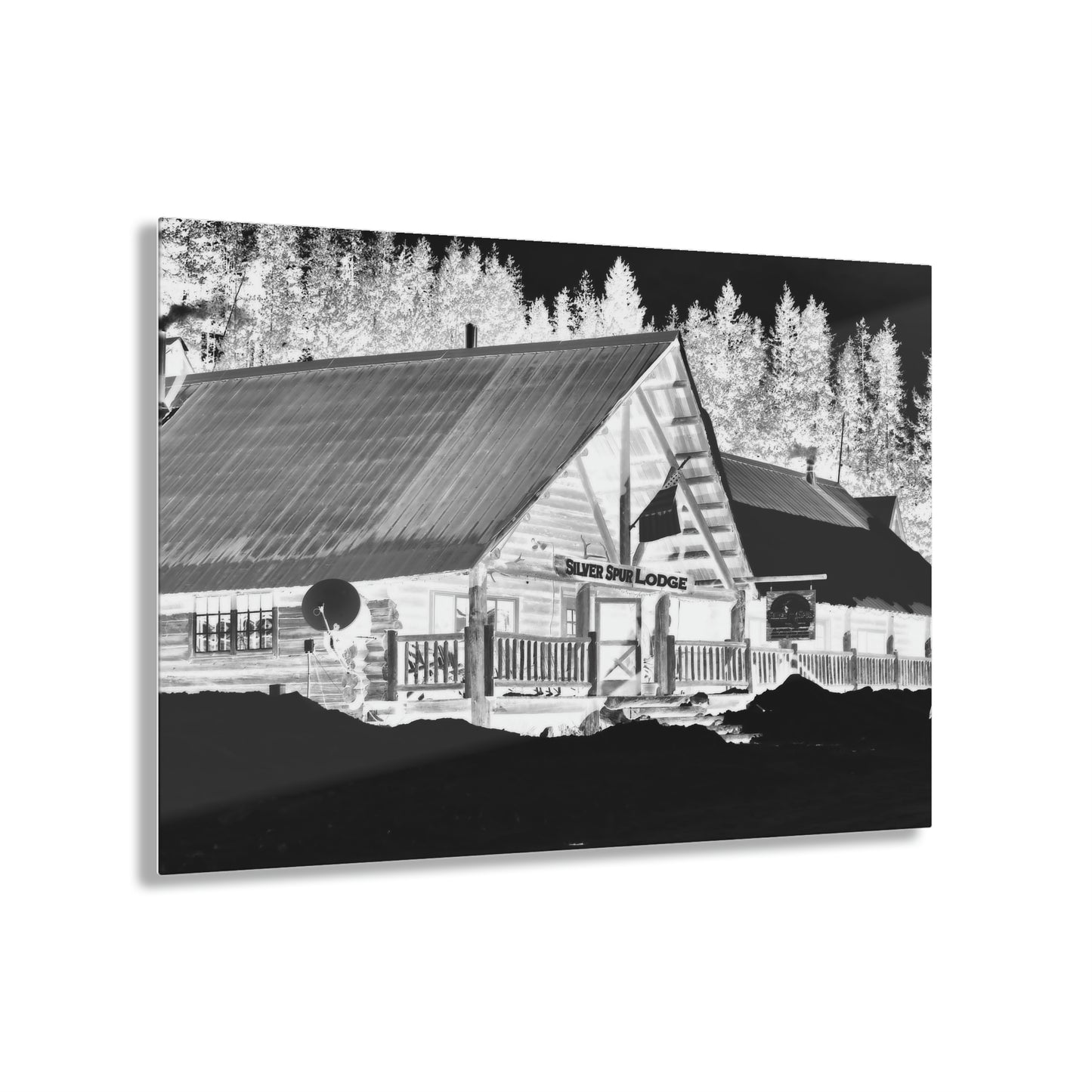Acrylic Prints ... A Beautiful Lodge & Back-Country Outfitter In A Mountain Town ... 'Dixie, Idaho, November 2022' ... Original Works ...
